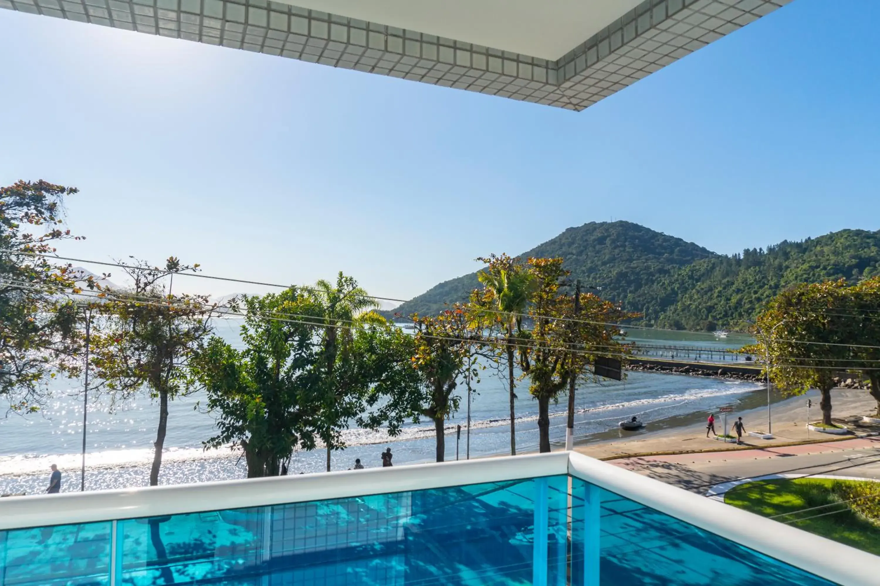 Deluxe Double Room with Sea View in Ubatuba Praia Hotel Deluxe Double Room with Sea View in Ubatuba Praia Hotel