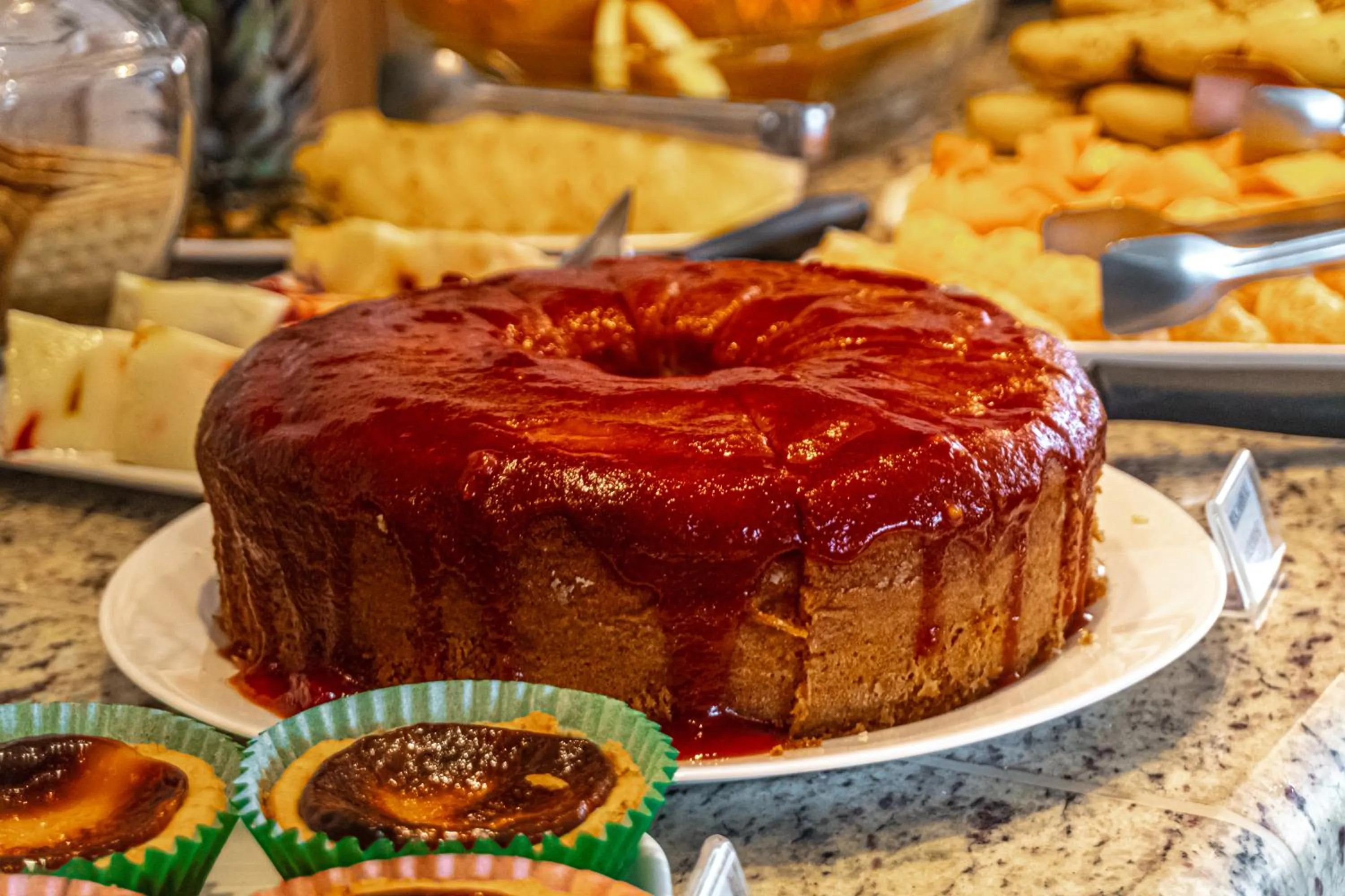 Buffet breakfast in Ubatuba Praia Hotel