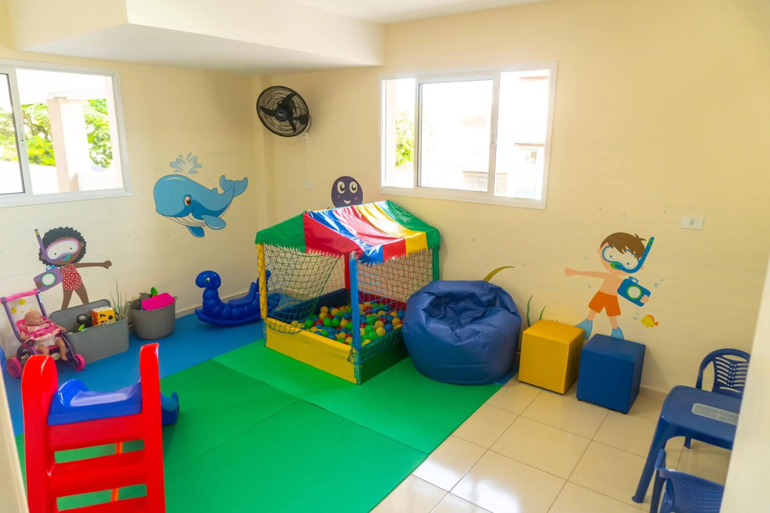 Children play ground in Ubatuba Praia Hotel