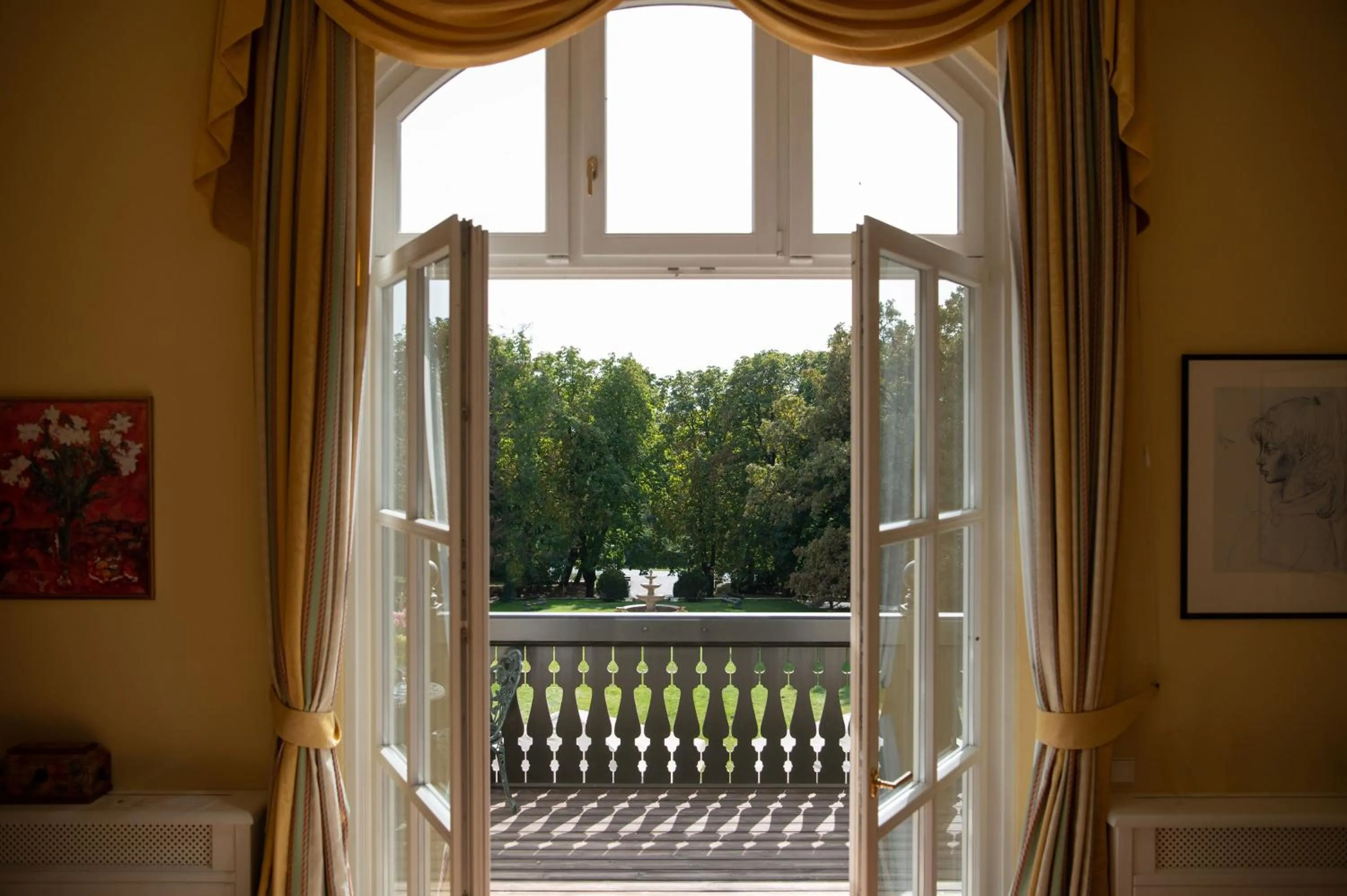 View (from property/room) in Castle Hotel Grof Degenfeld Superior