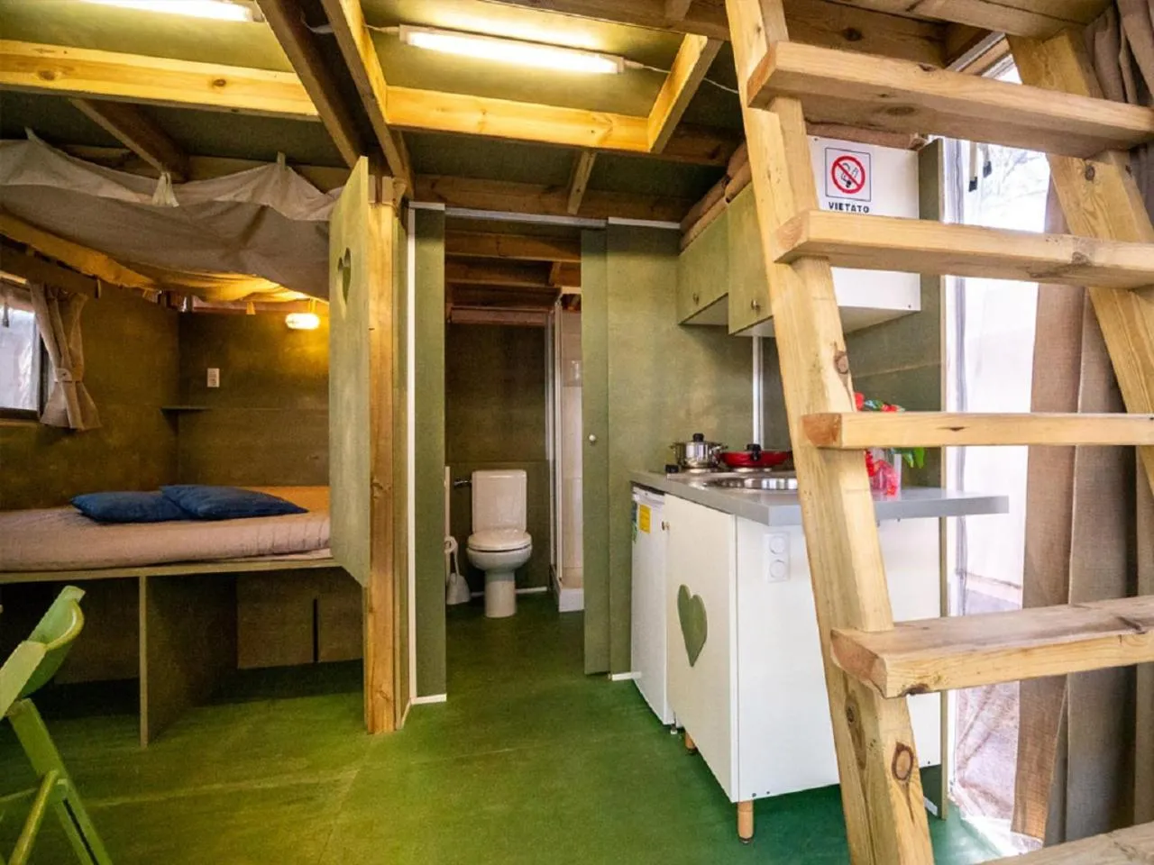 Living room in Camping Free Beach
