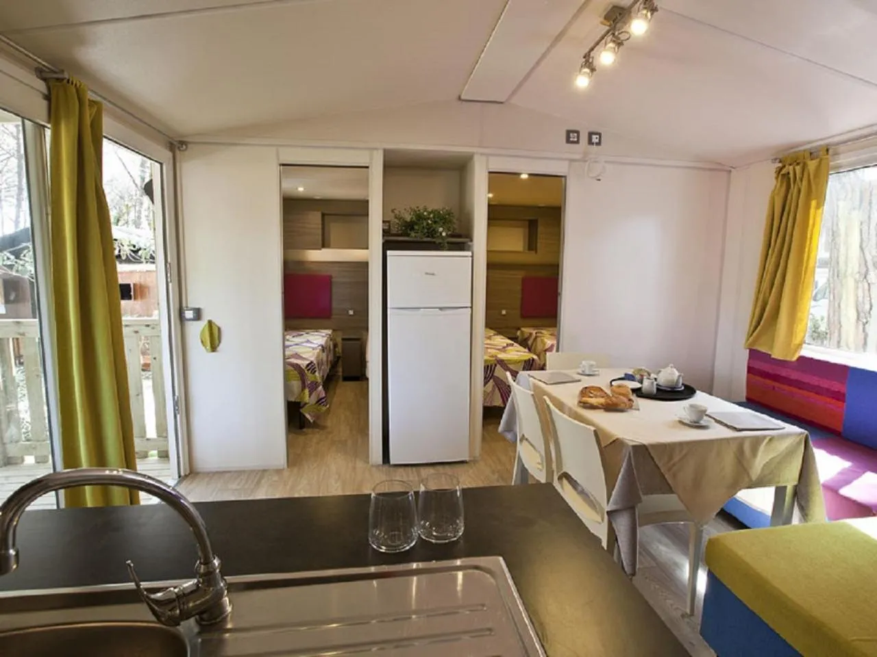 Kitchen or kitchenette in Camping Free Beach