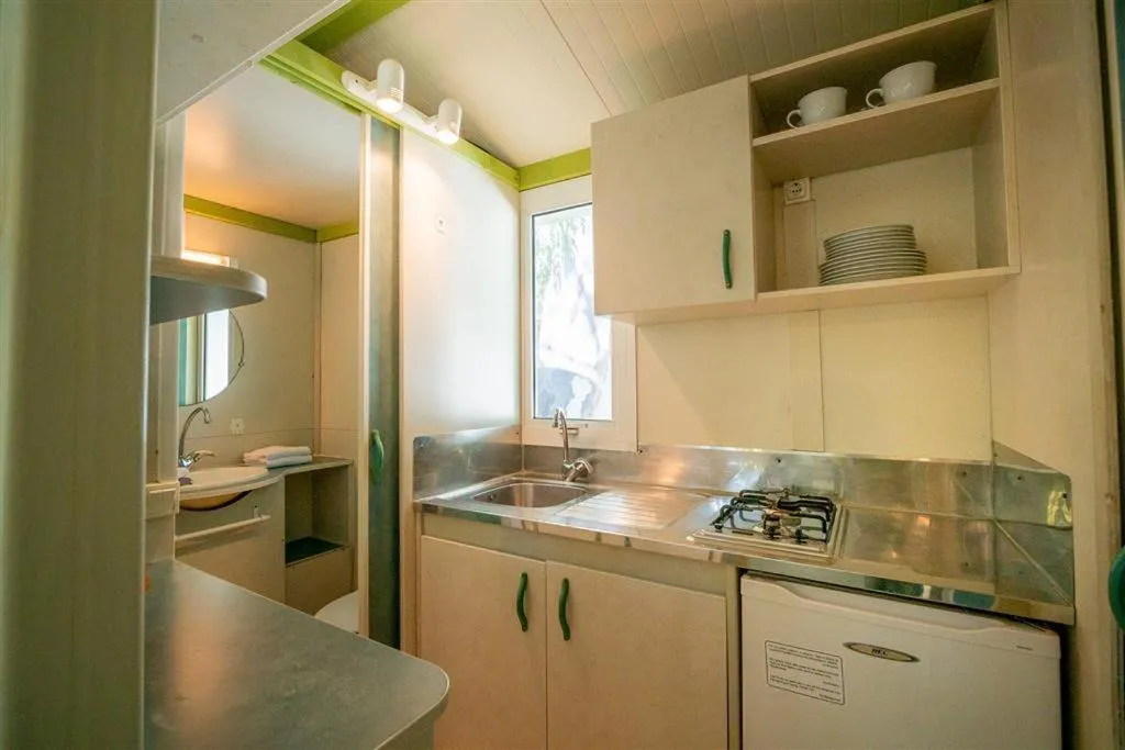 Kitchen or kitchenette in Camping Free Beach