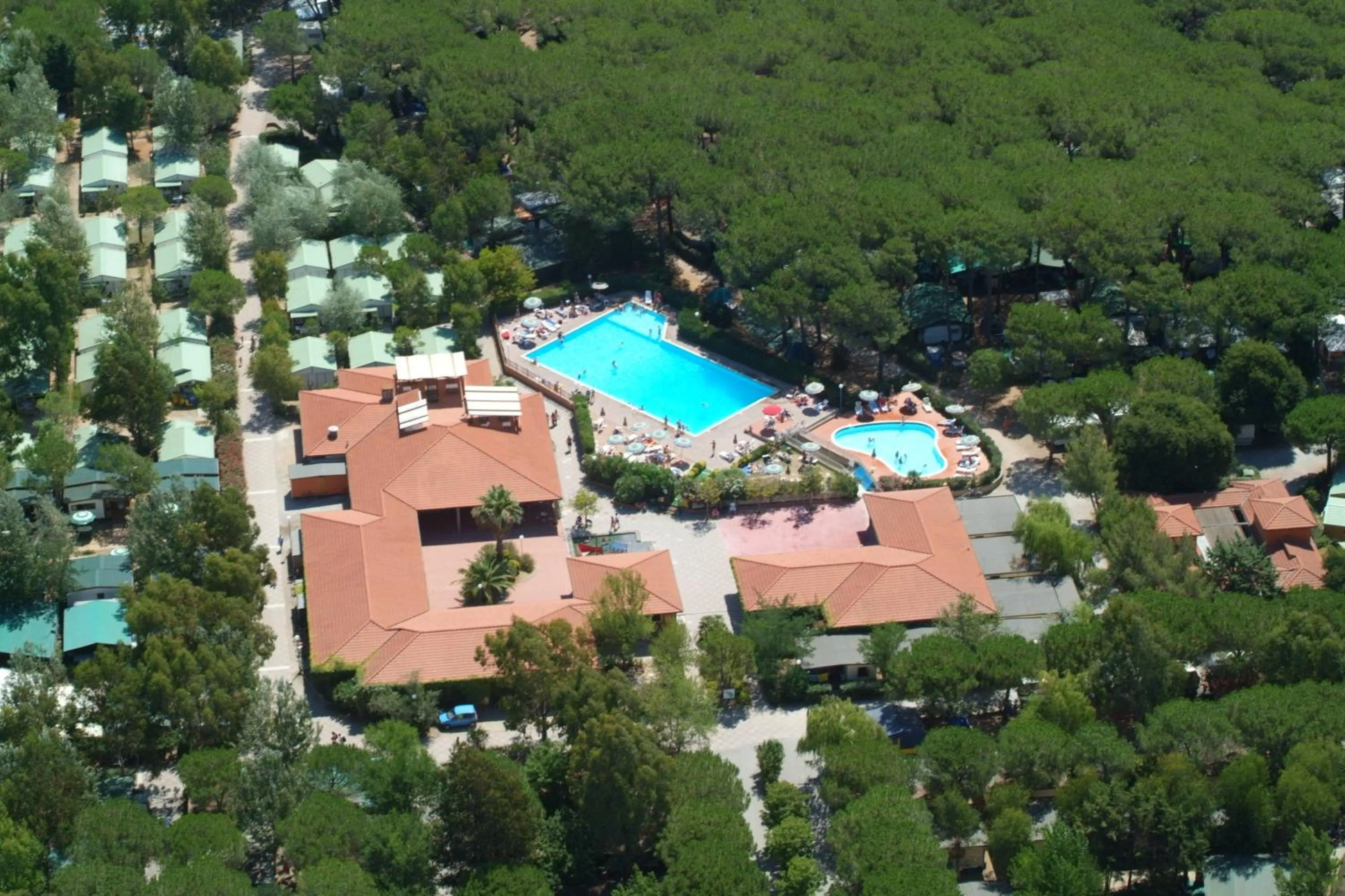 Bird's eye view in Camping Free Beach