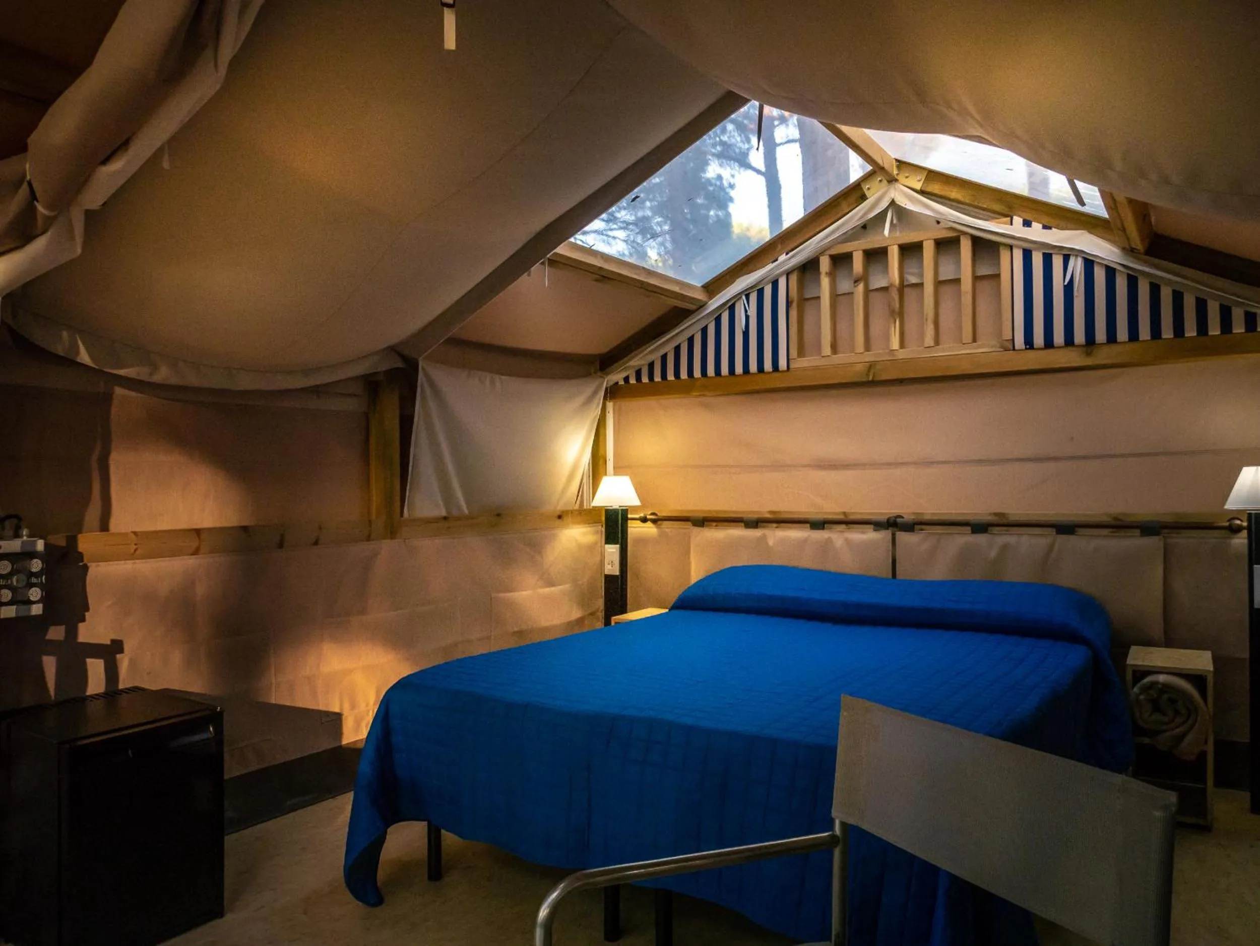 Bed in Camping Free Beach