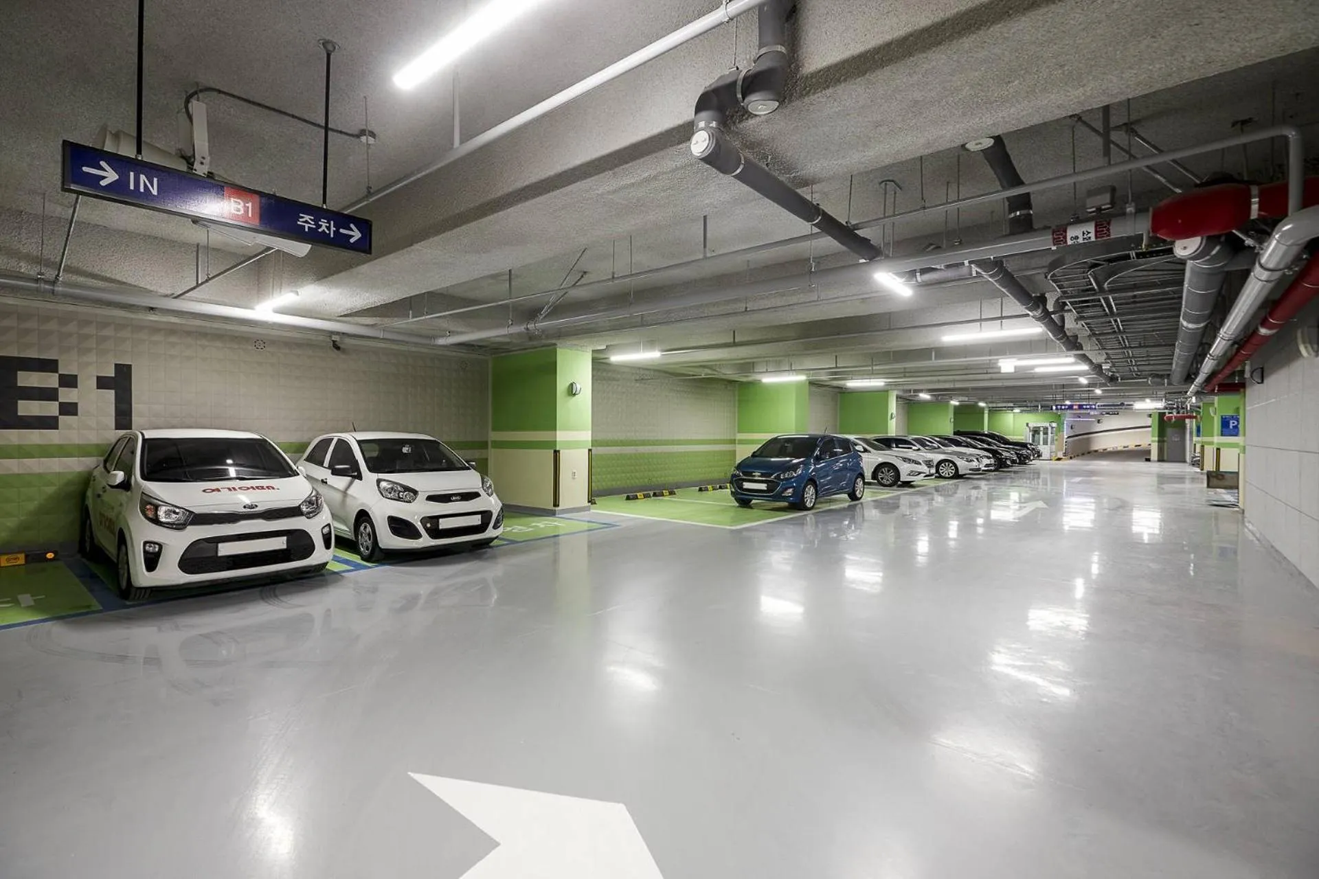 Parking in Namyangju Aone Hotel