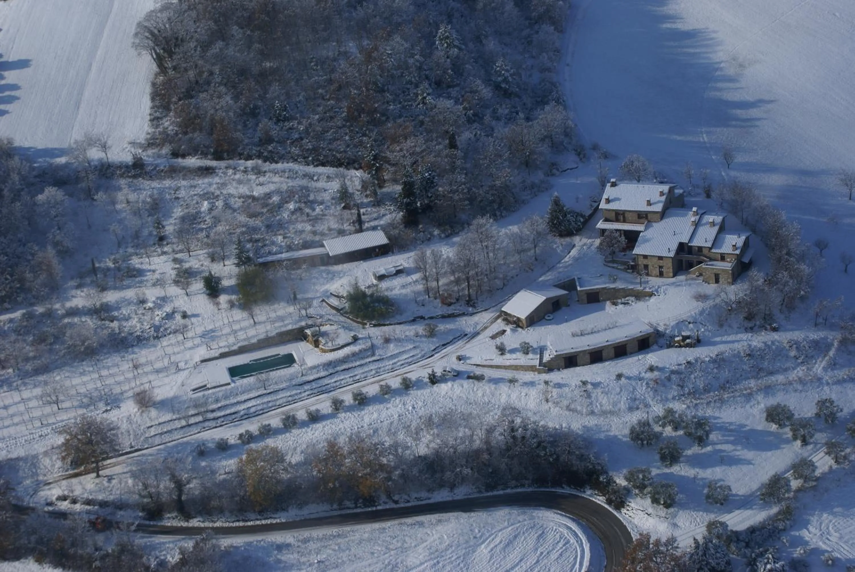 Bird's eye view in Fonte Chiara