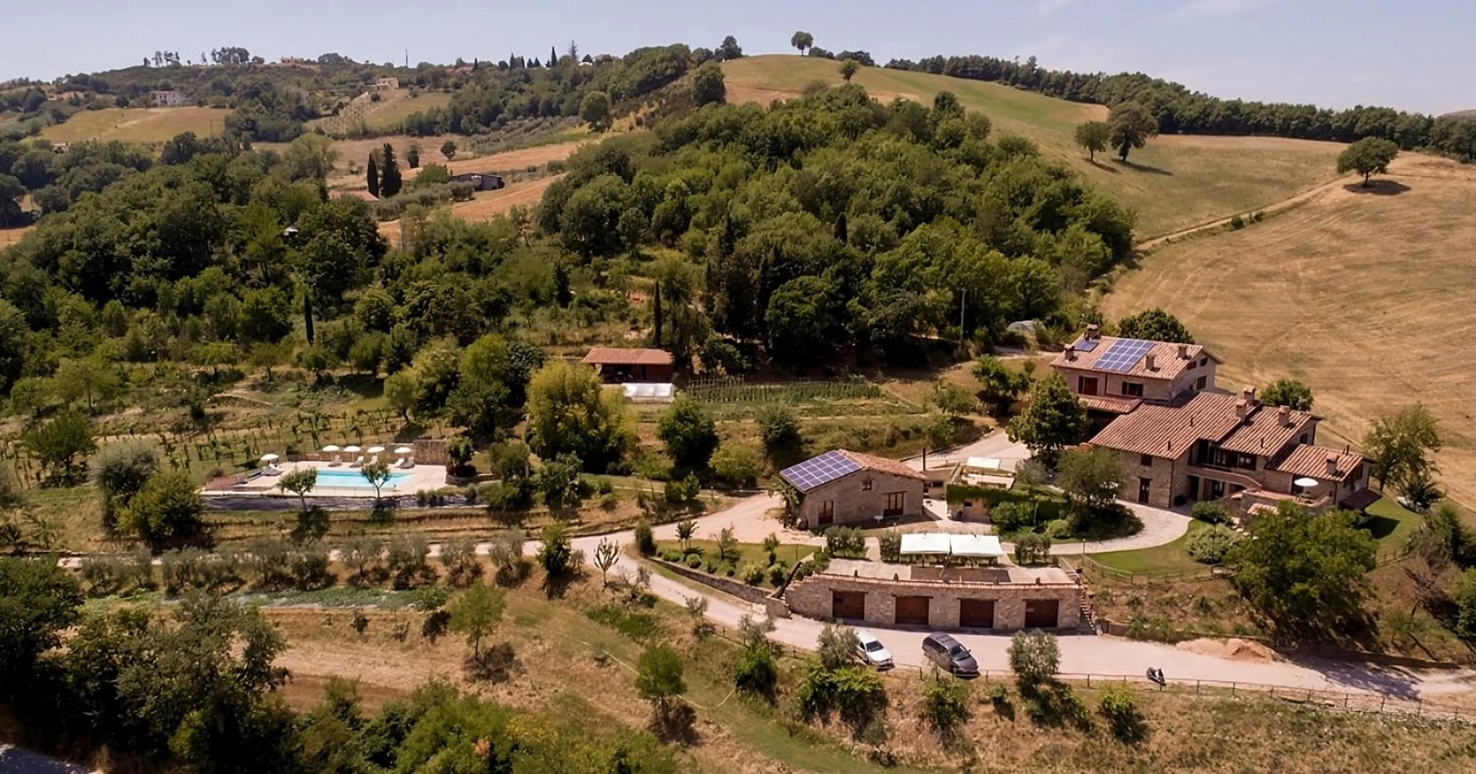 Bird's eye view in Fonte Chiara