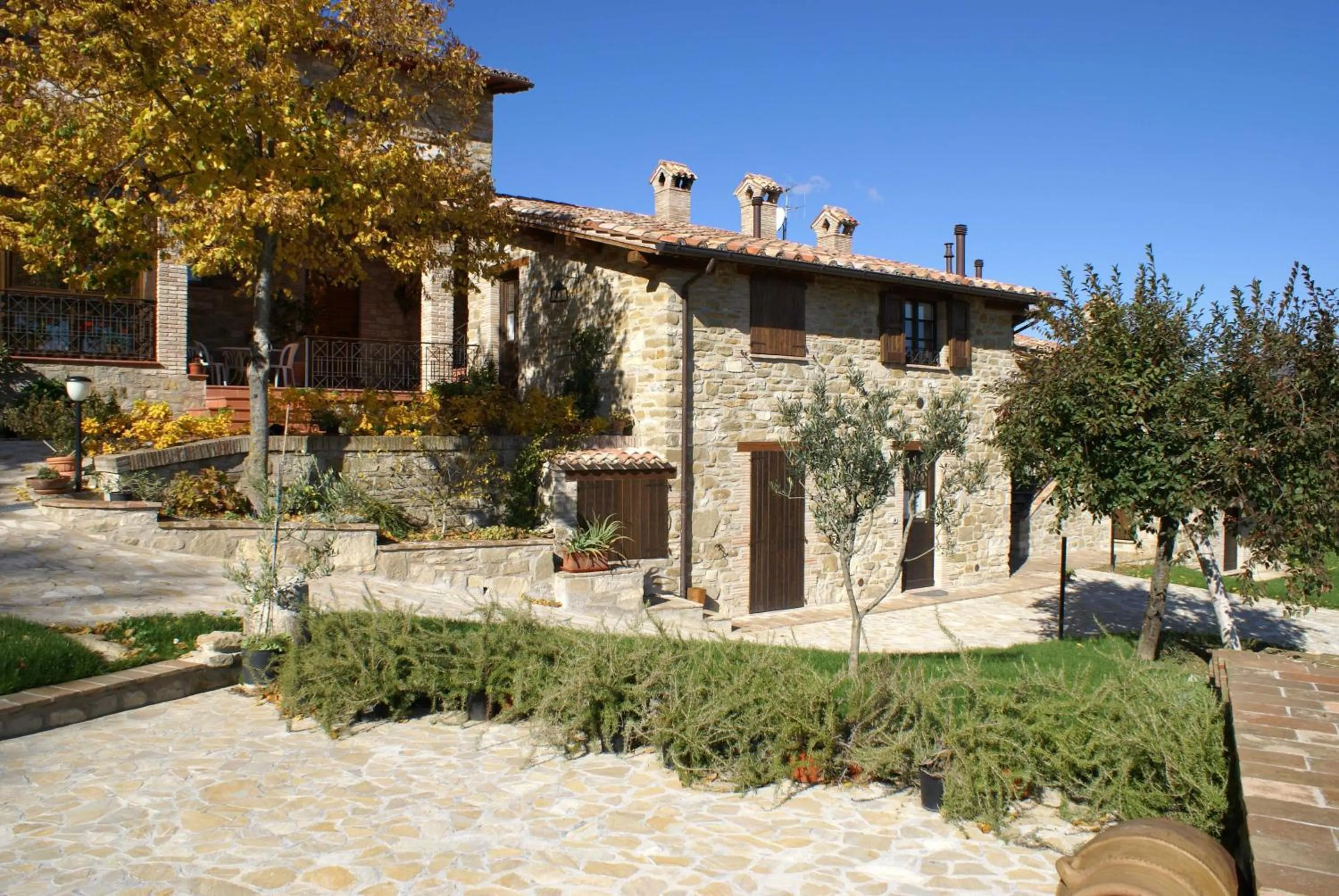Facade/entrance in Fonte Chiara