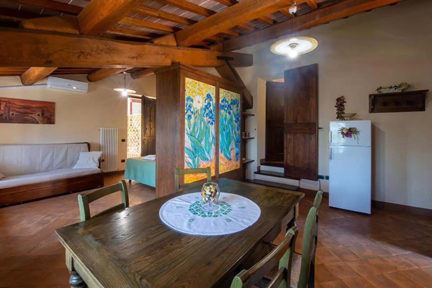 Living room, Bed in Fonte Chiara