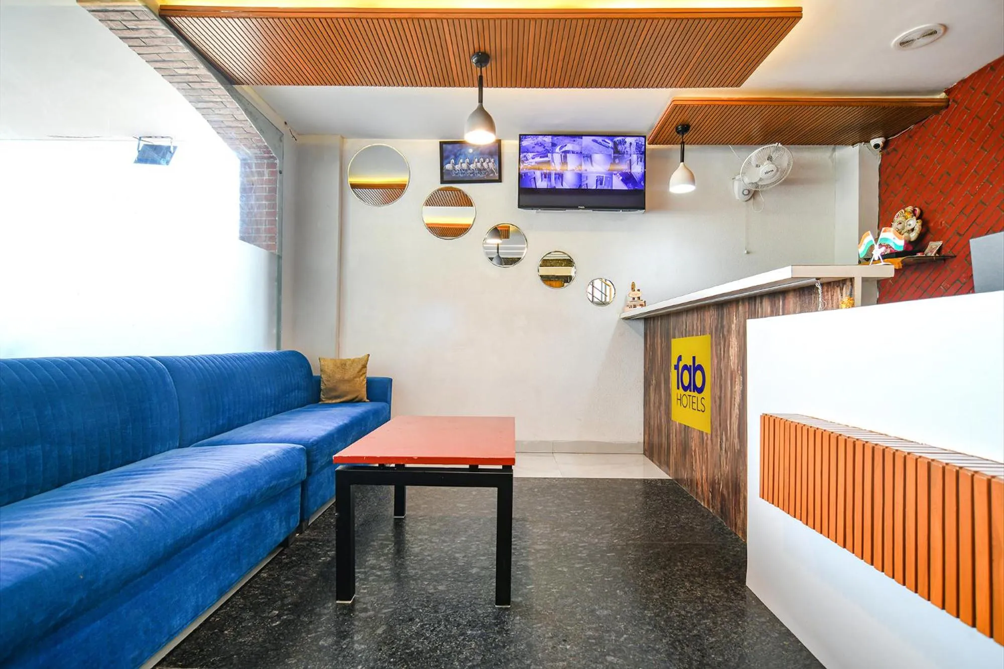 Seating area in FabHotel Unity Landmark