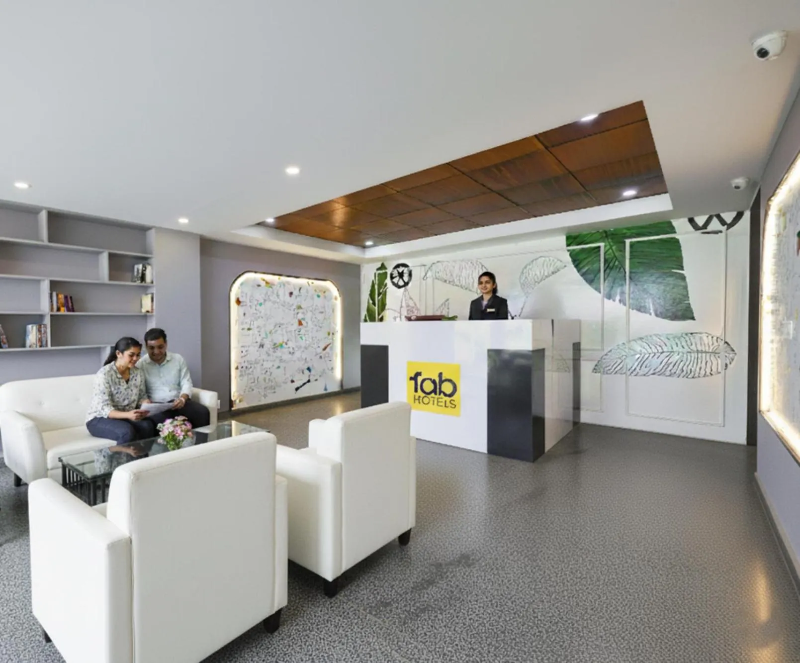 Lobby or reception in Via Alpha