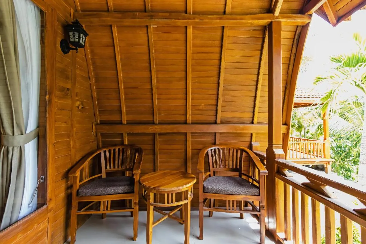 Balcony/Terrace in Kelingking Mesari Villa and Spa