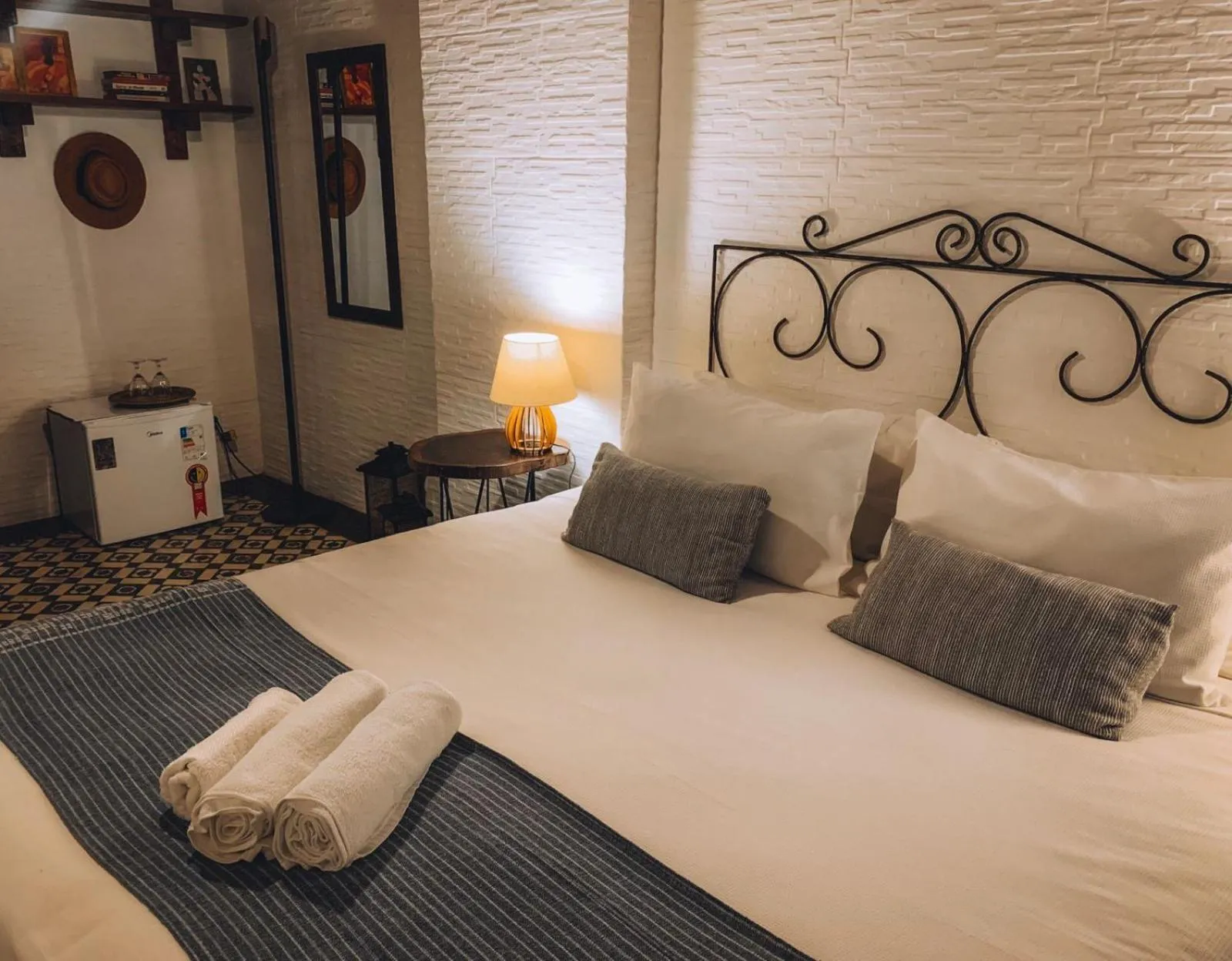 Bedroom, Bed in Pousada Beija Flor