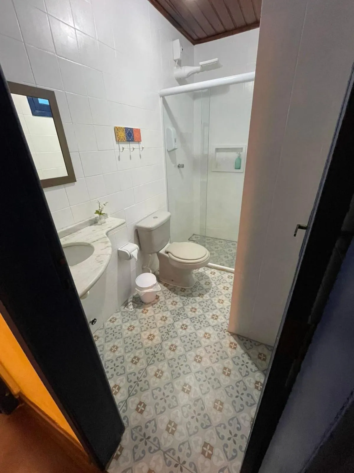 Bathroom in Pousada Beija Flor