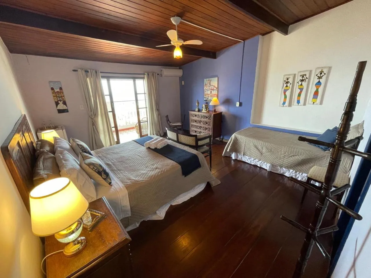 Bedroom, Bed in Pousada Beija Flor