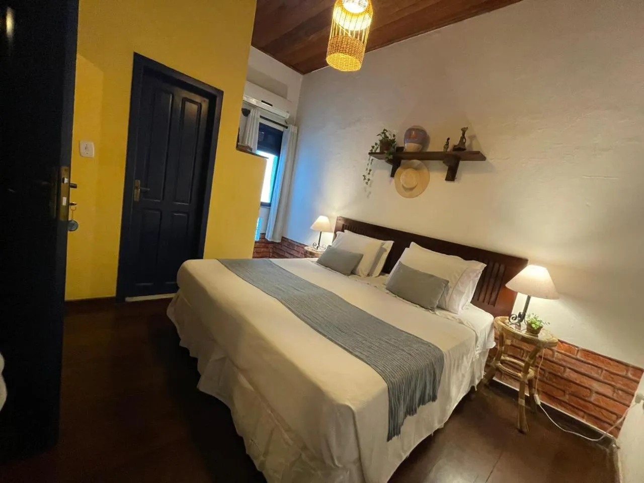 Bedroom, Bed in Pousada Beija Flor