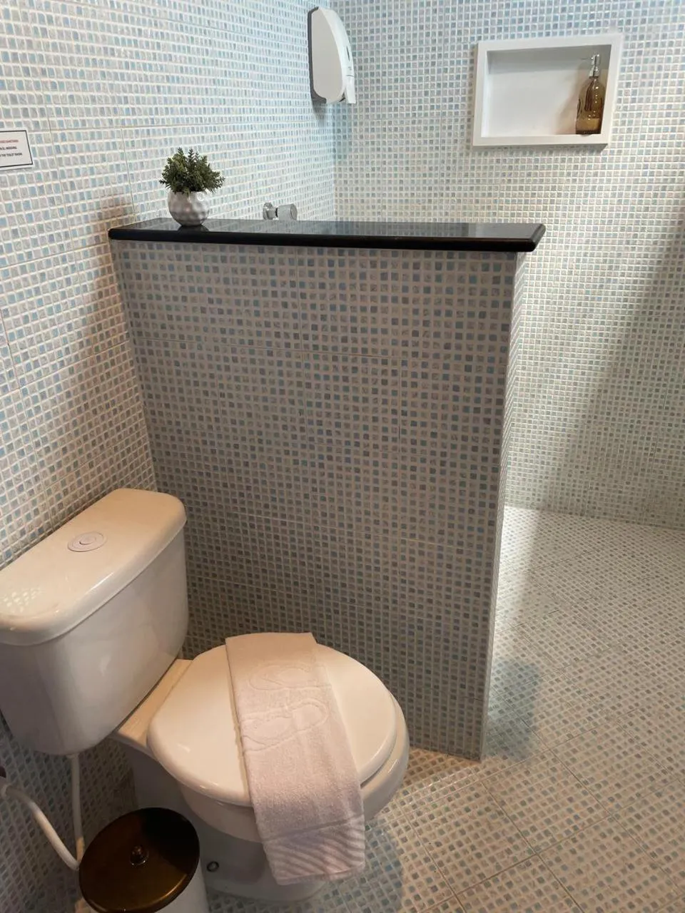 Bathroom in Pousada Beija Flor