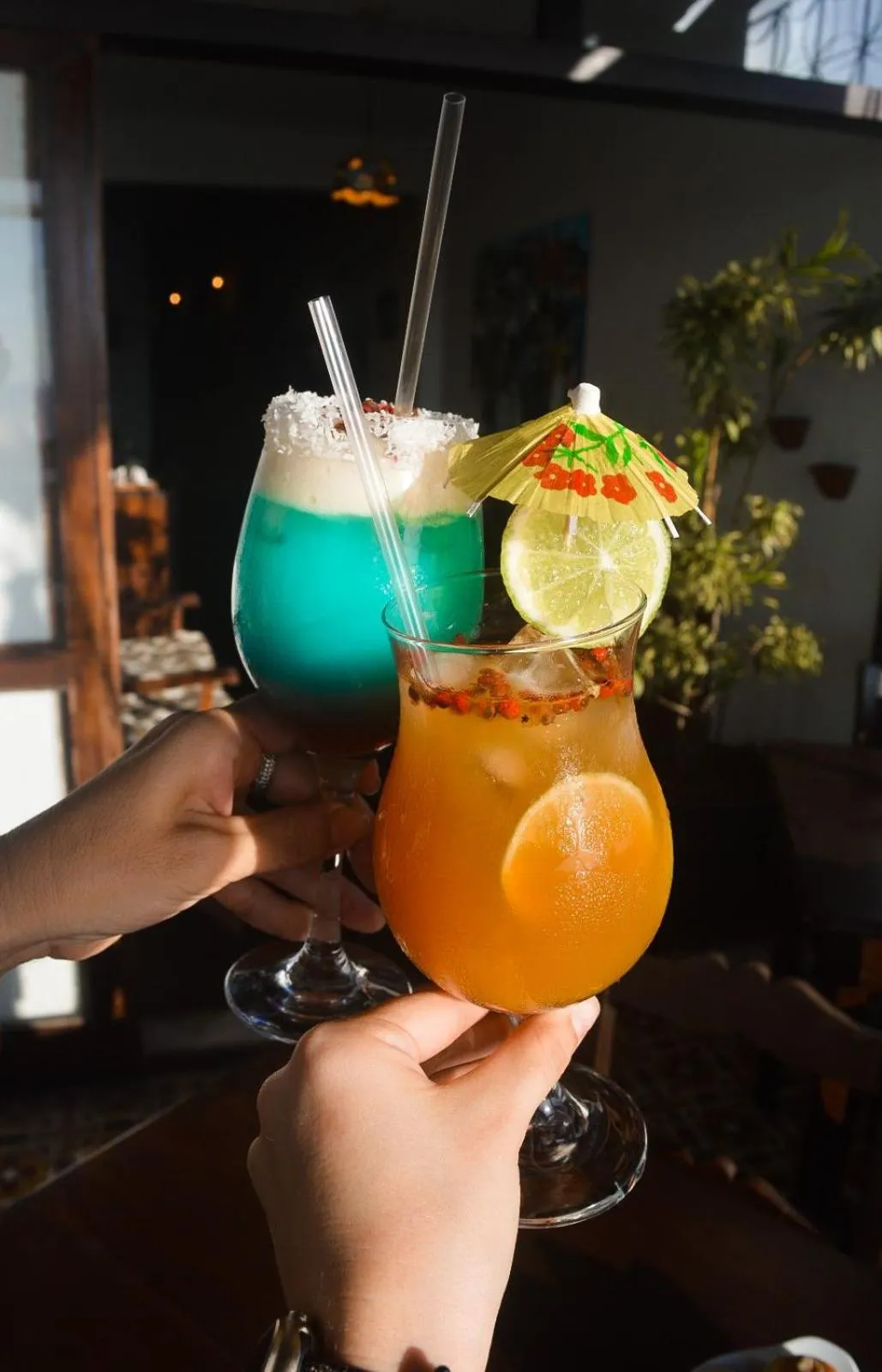 Balcony/Terrace in Pousada Beija Flor