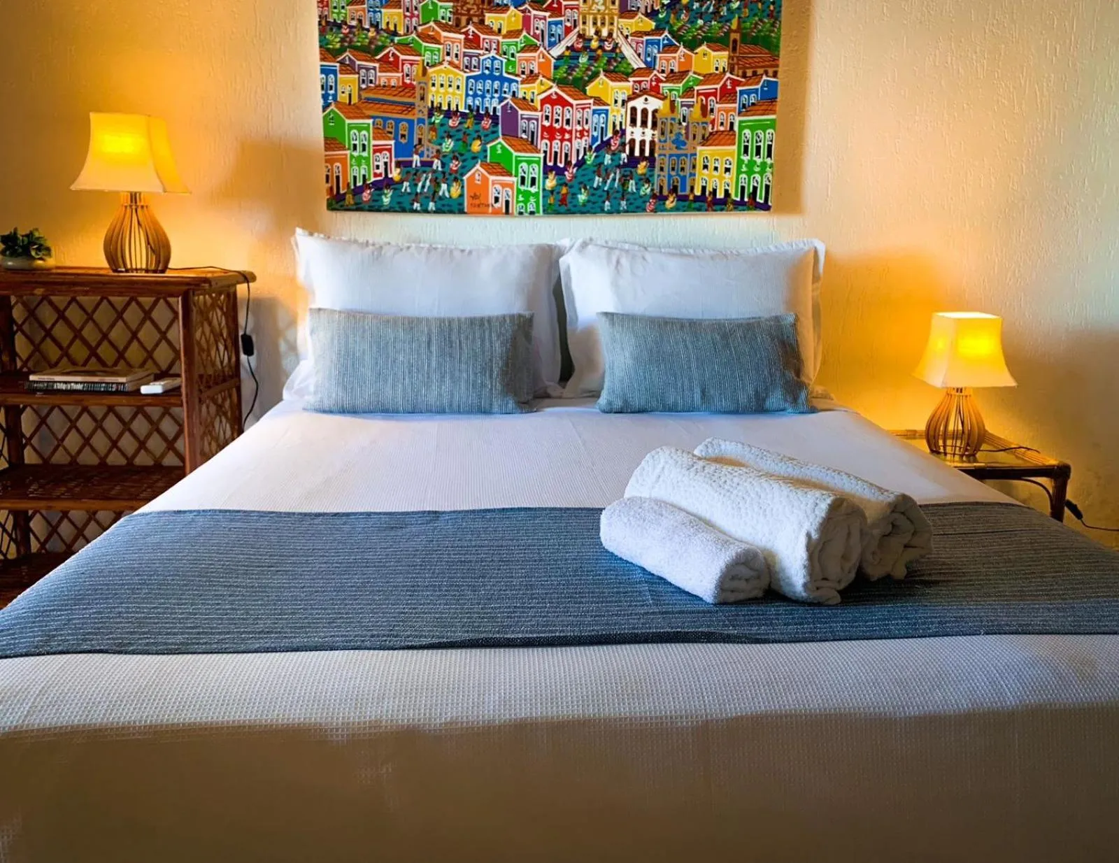 Photo of the whole room, Bed in Pousada Beija Flor