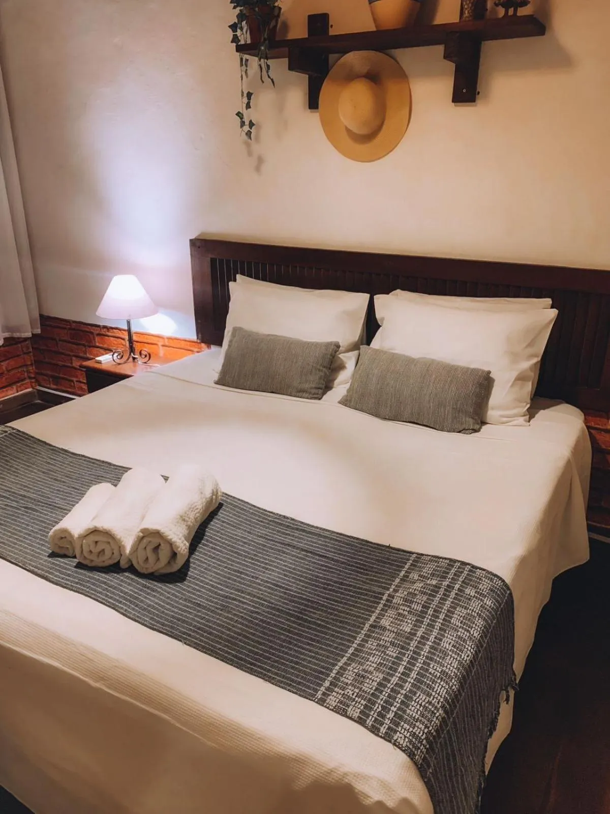 Bedroom, Bed in Pousada Beija Flor