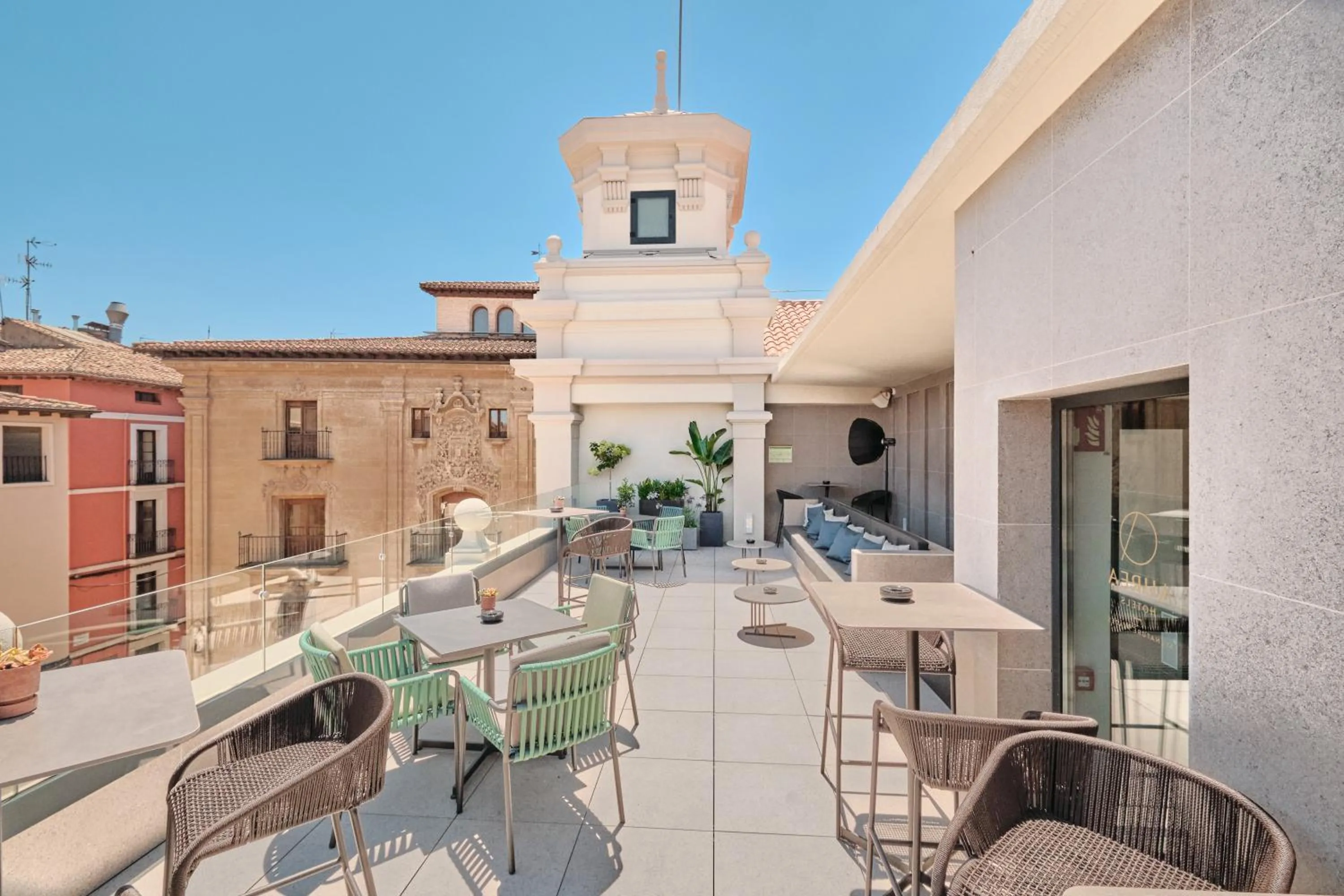 Balcony/Terrace in Áurea Palacio de Correos by Eurostars Hotel Company