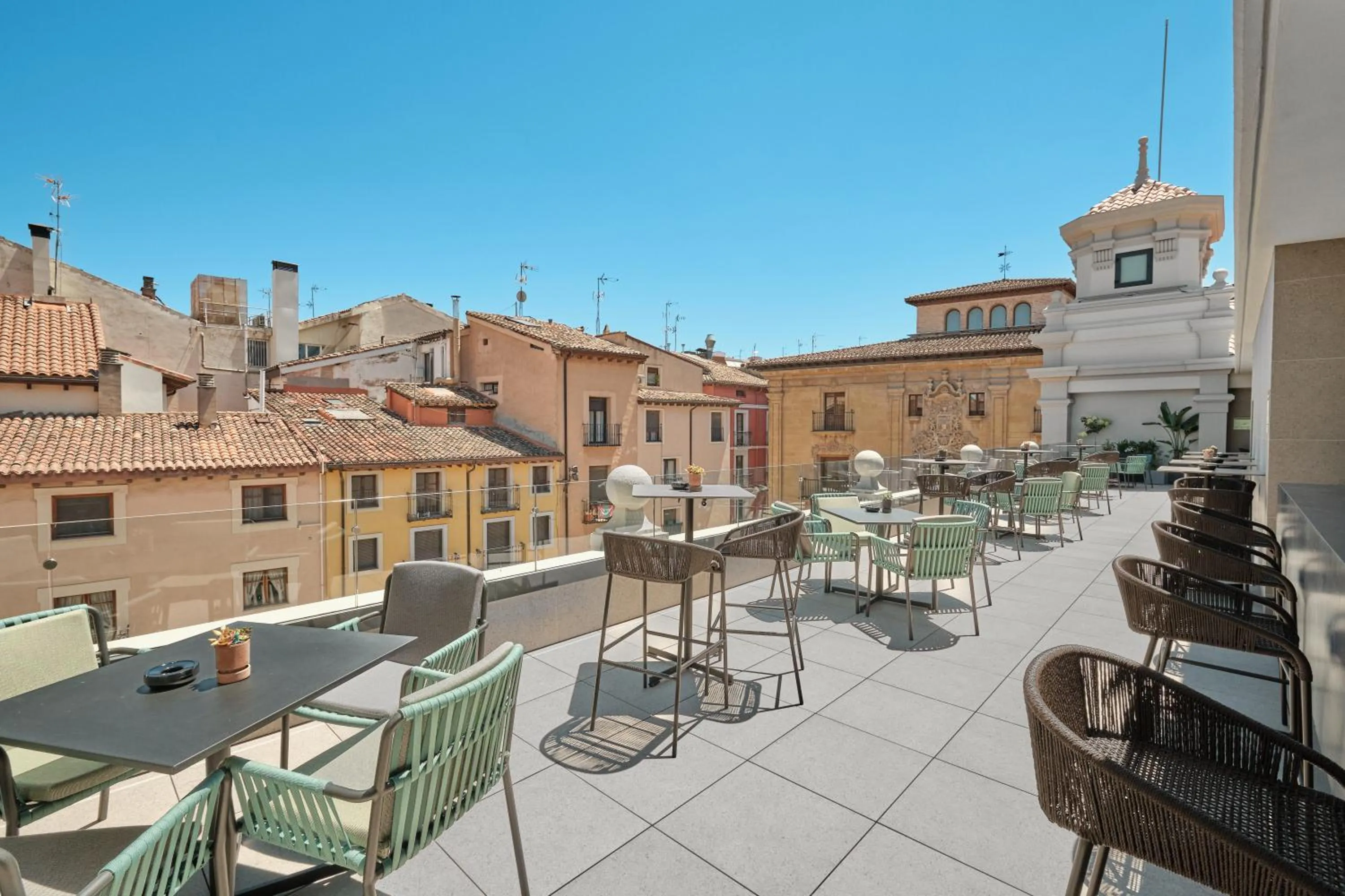 Balcony/Terrace in Áurea Palacio de Correos by Eurostars Hotel Company
