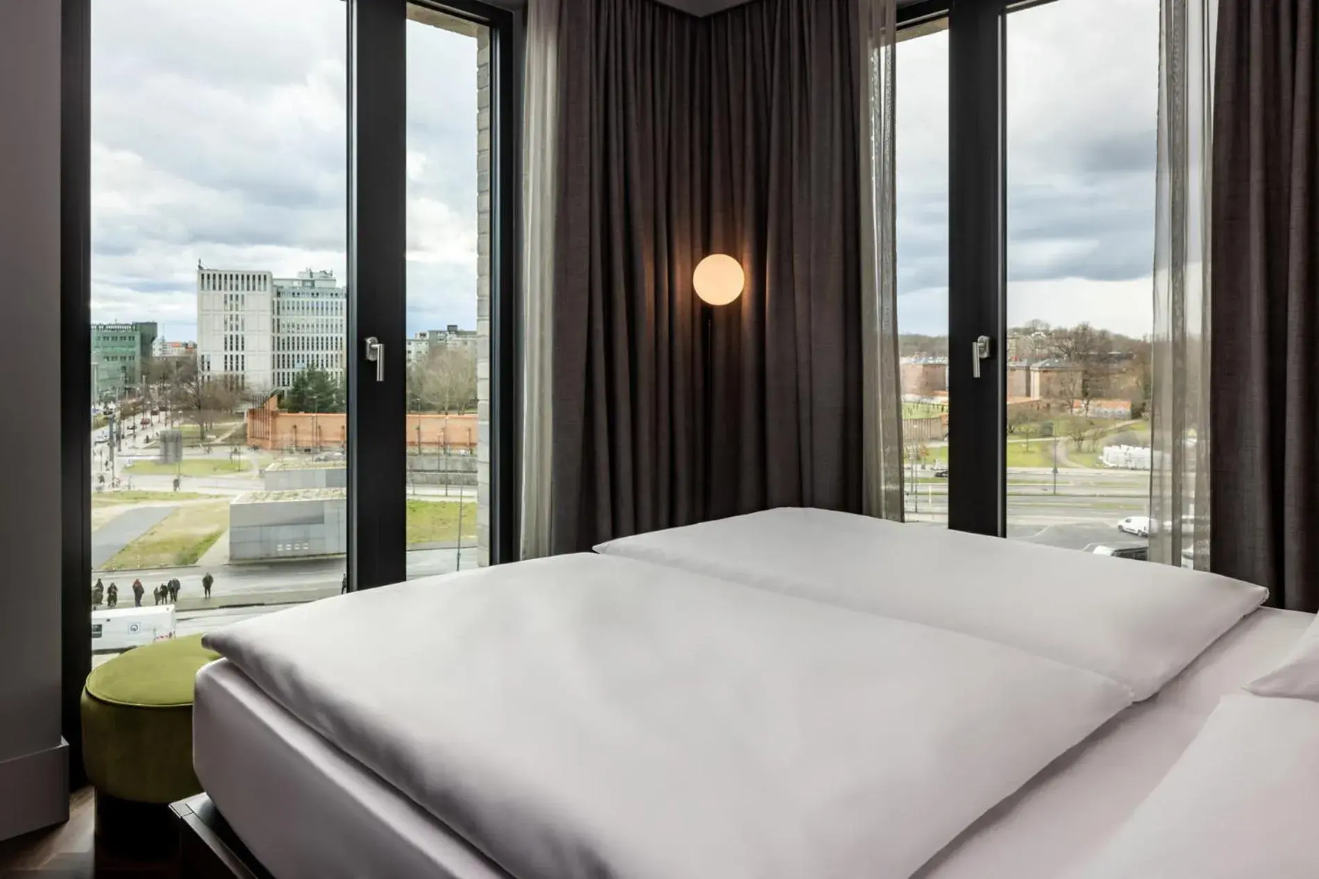 View (from property/room), Bed in Hotel ROMY by AMANO View (from property/room), Bed in Hotel ROMY by AMANO