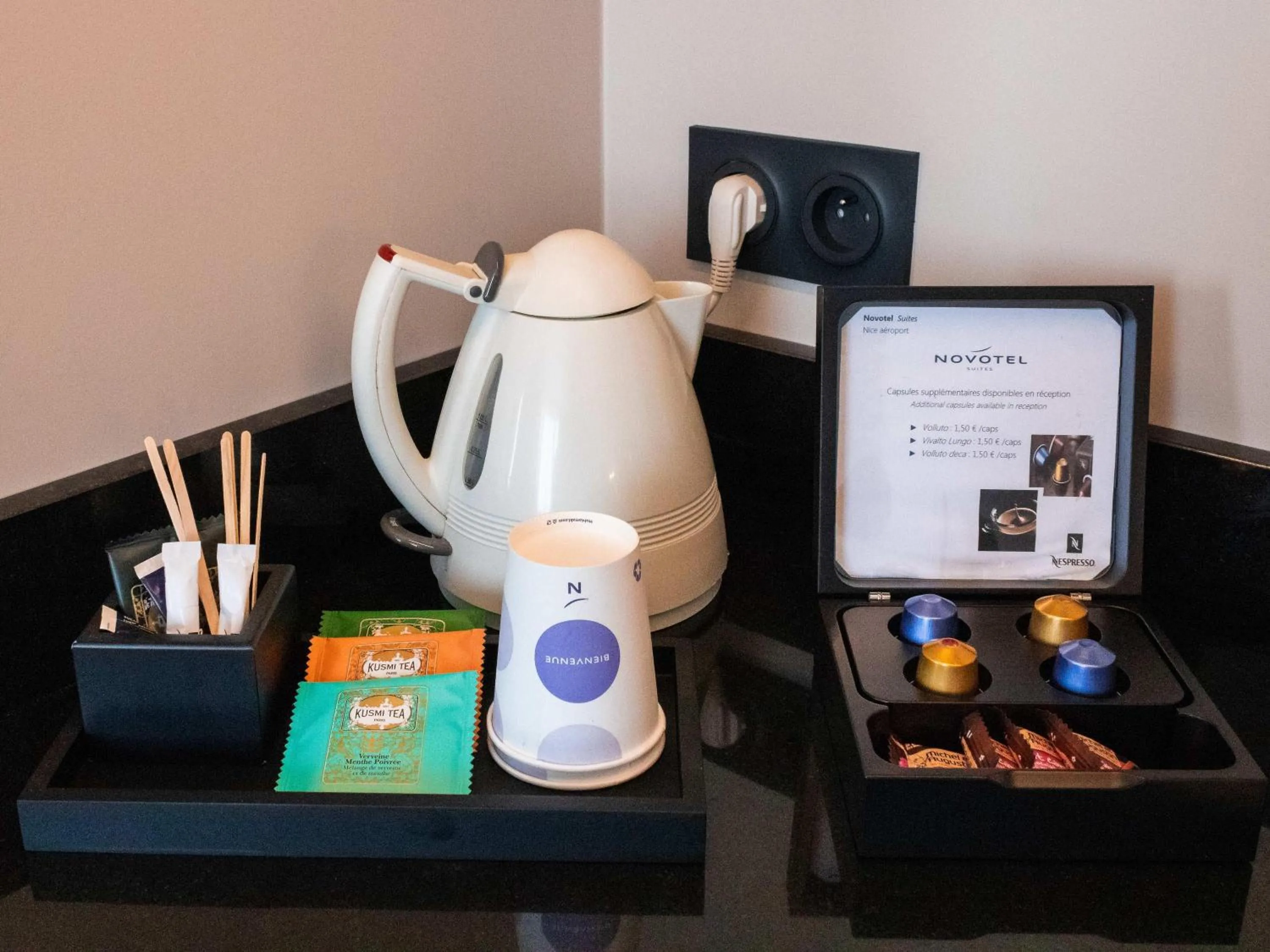 Bedroom in Novotel Suites Nice Airport