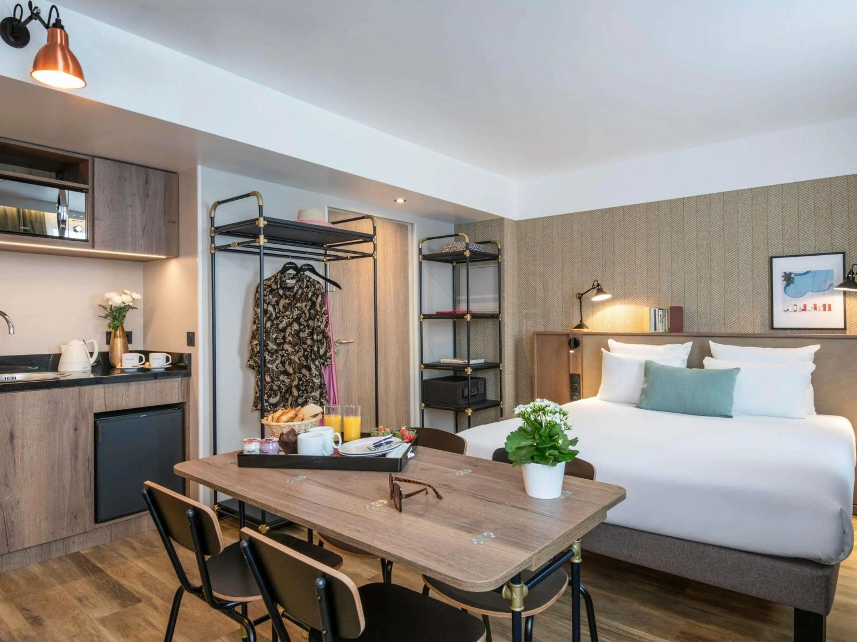 Bedroom in Novotel Suites Nice Airport