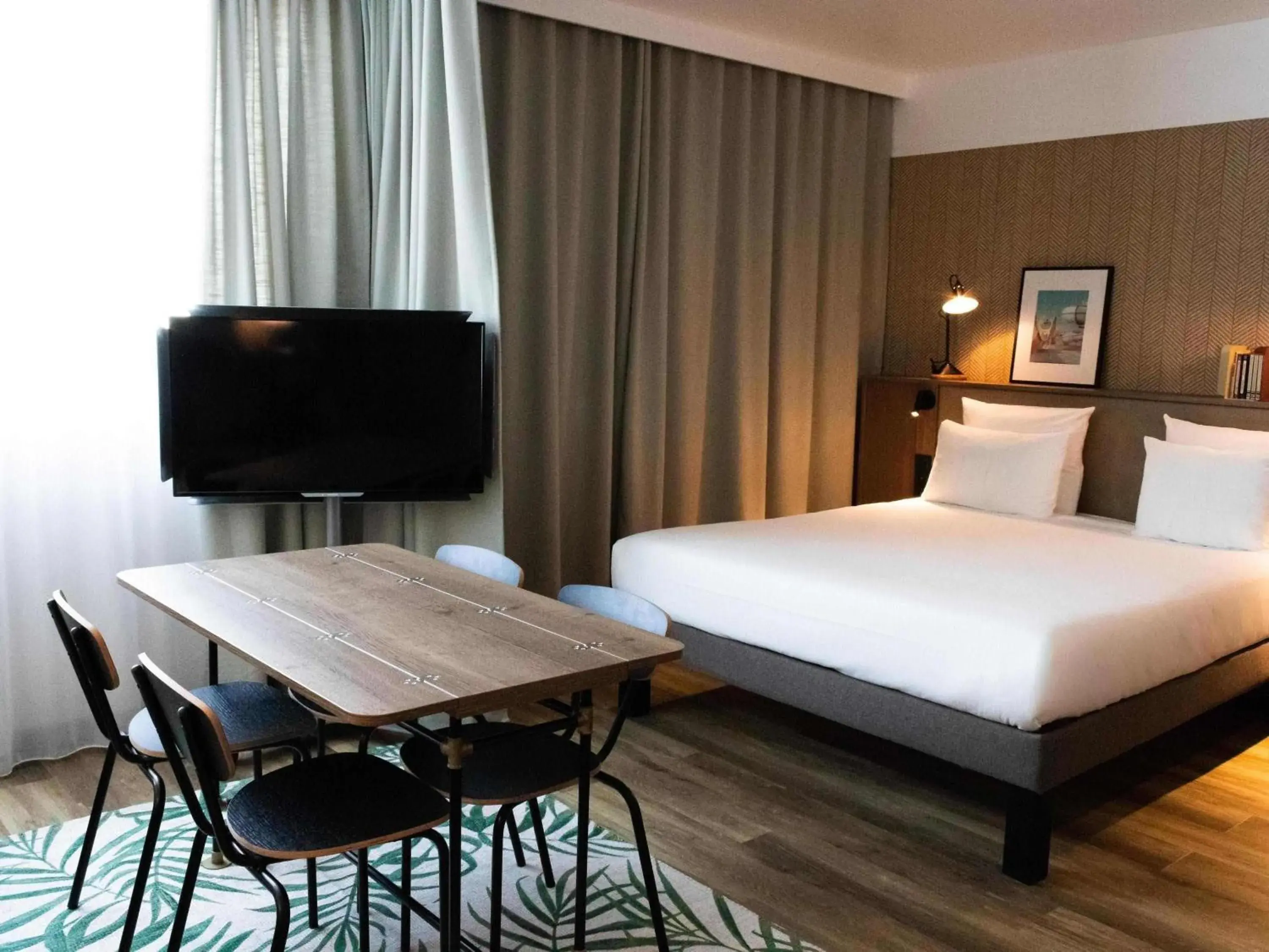 Bedroom, Bed in Novotel Suites Nice Airport Bedroom, Bed in Novotel Suites Nice Airport