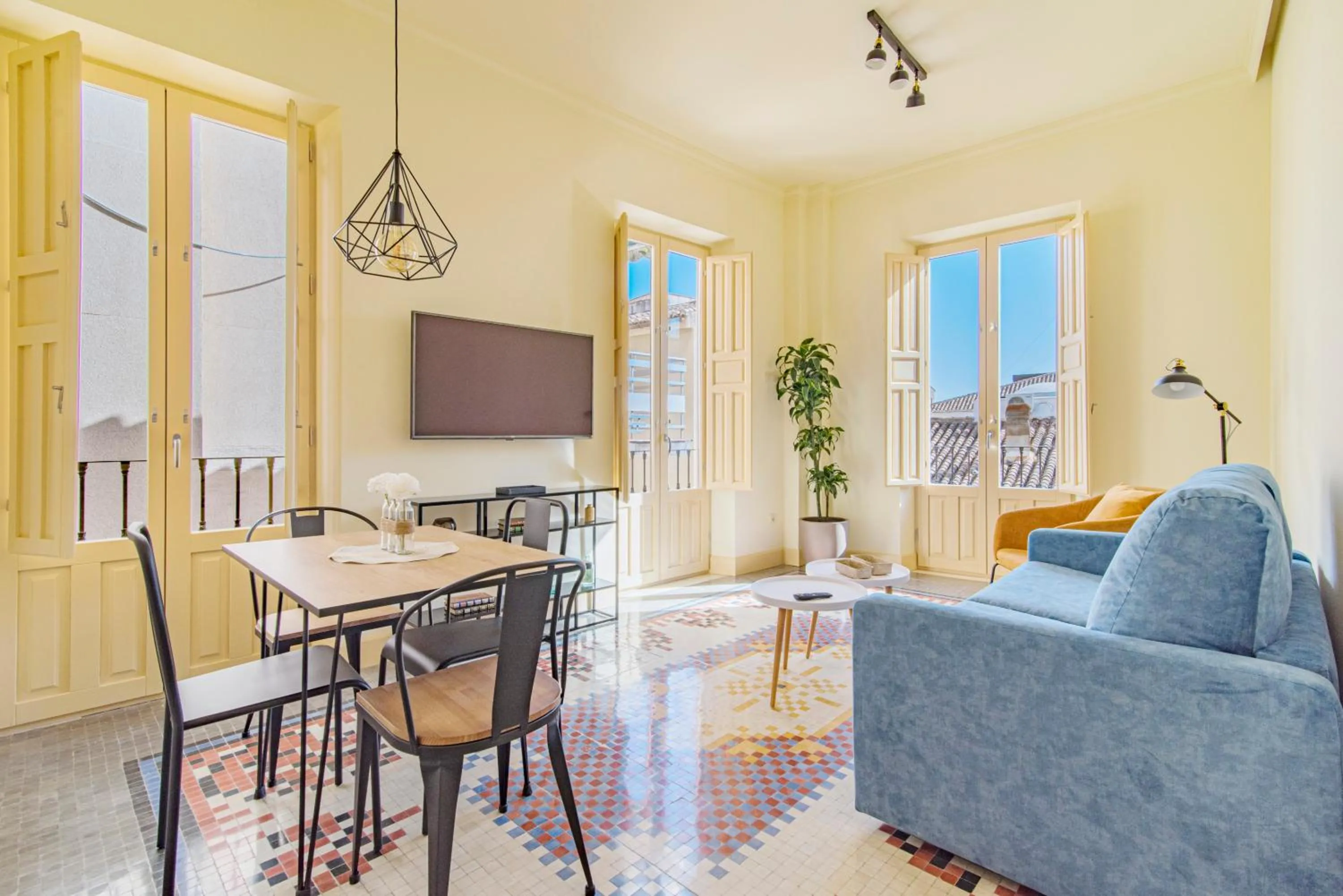 Living room in Mosaiko Homes Catedral Granada