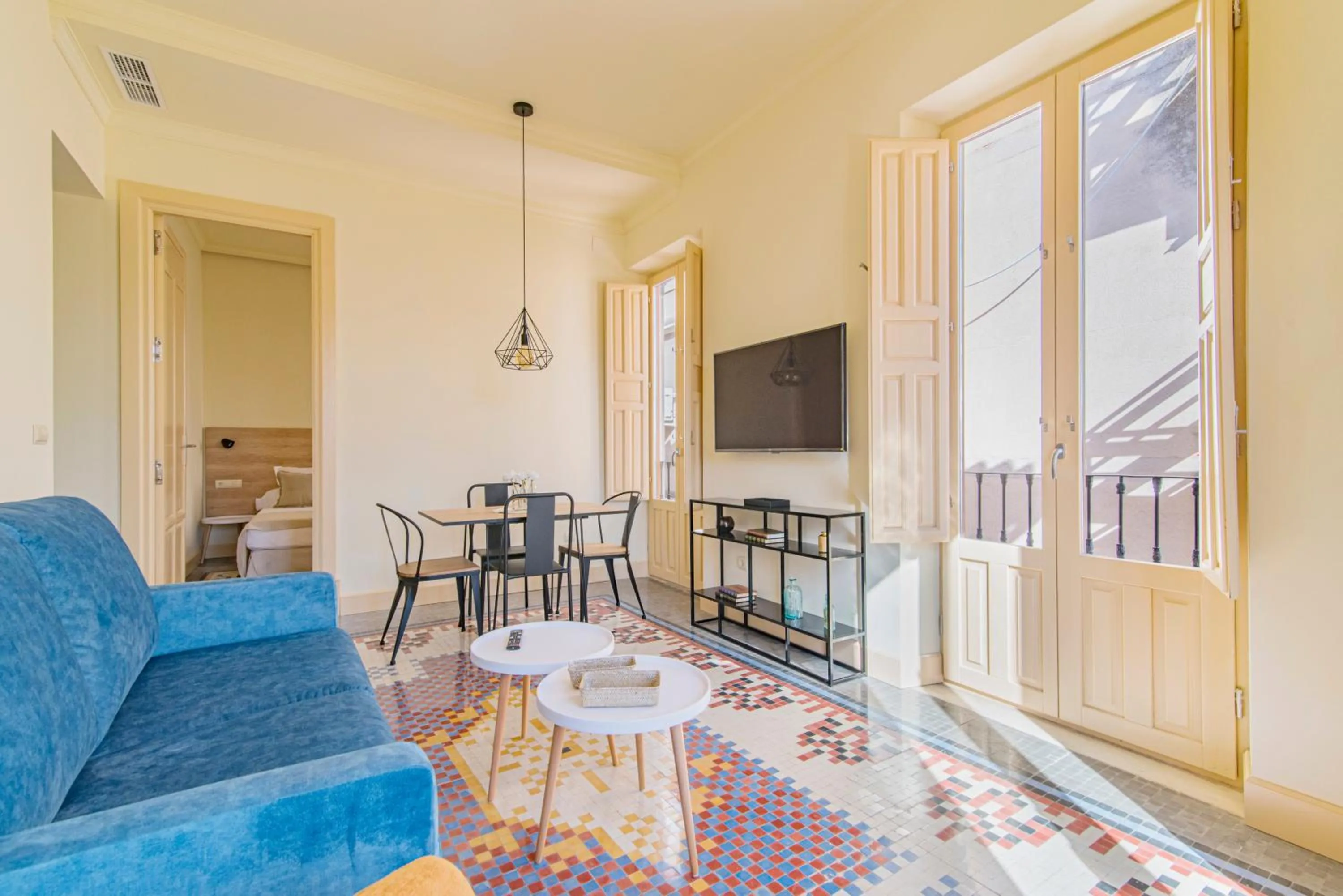 Living room in Mosaiko Homes Catedral Granada