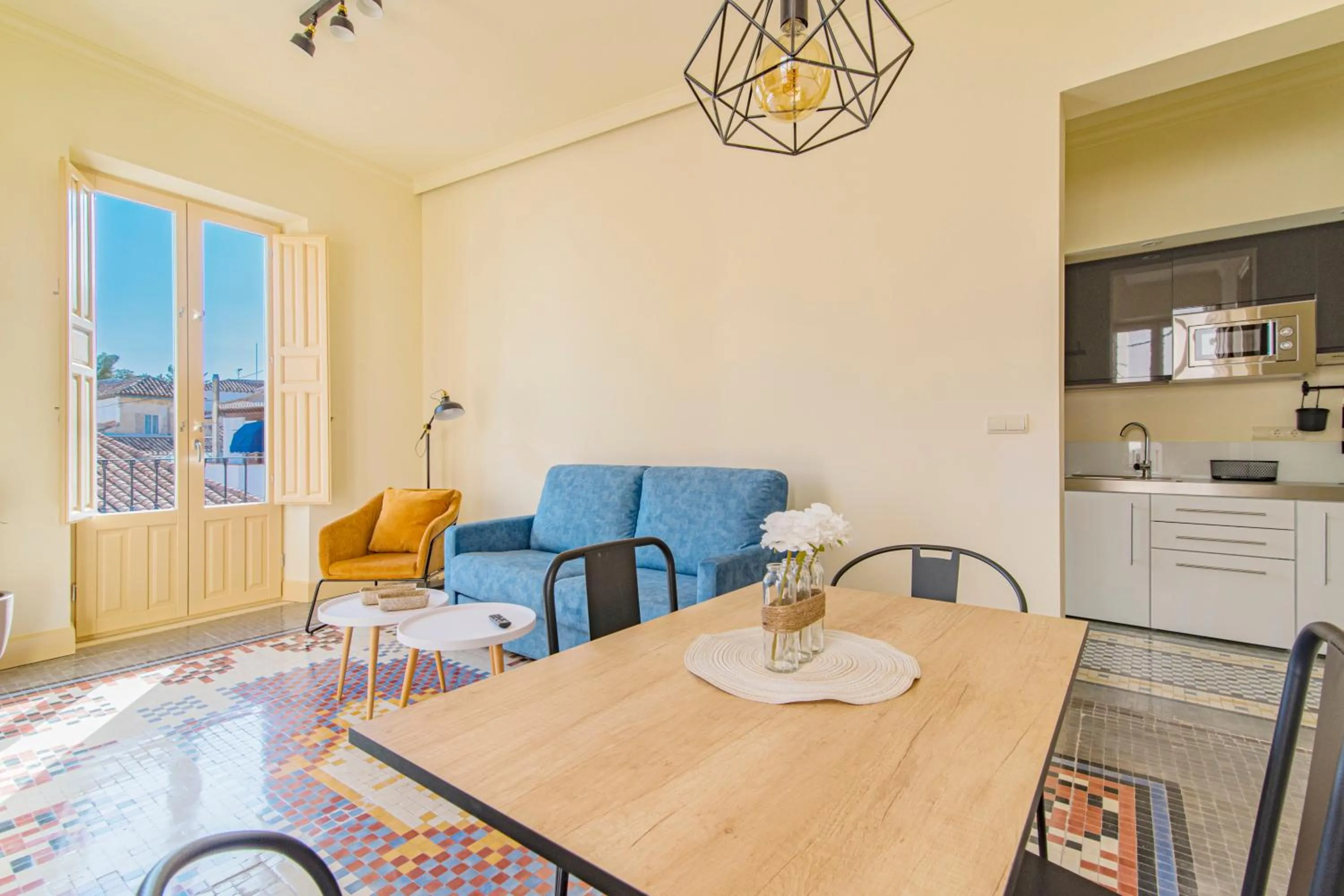 Living room in Mosaiko Homes Catedral Granada