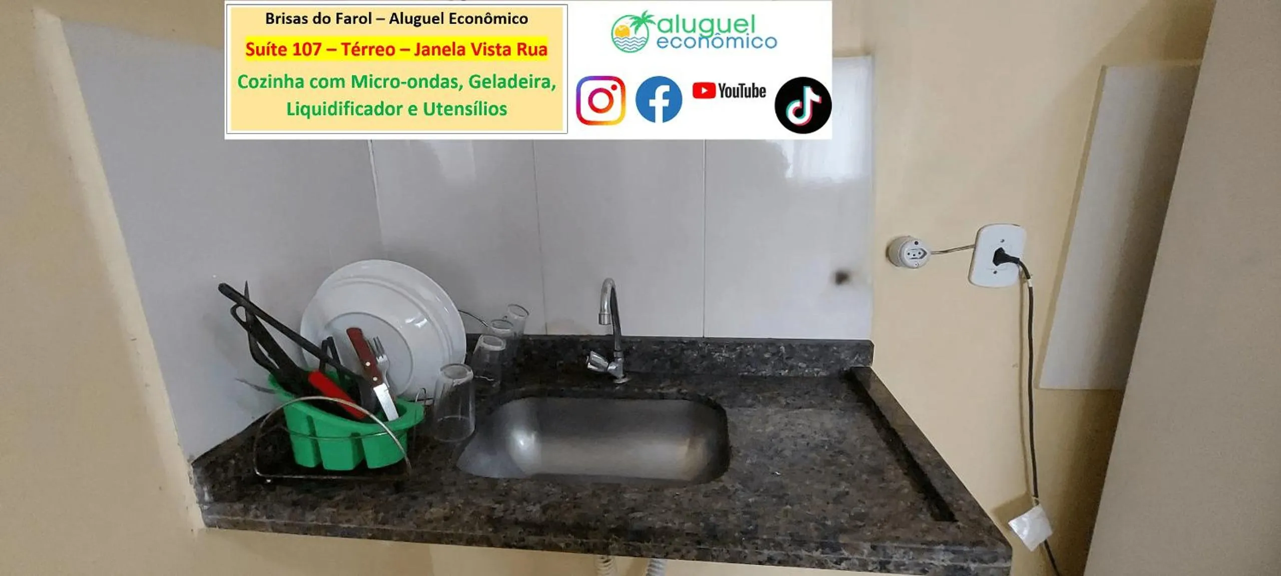 Kitchen or kitchenette in Arraial do Cabo - Brisas do Farol - Aluguel Econômico