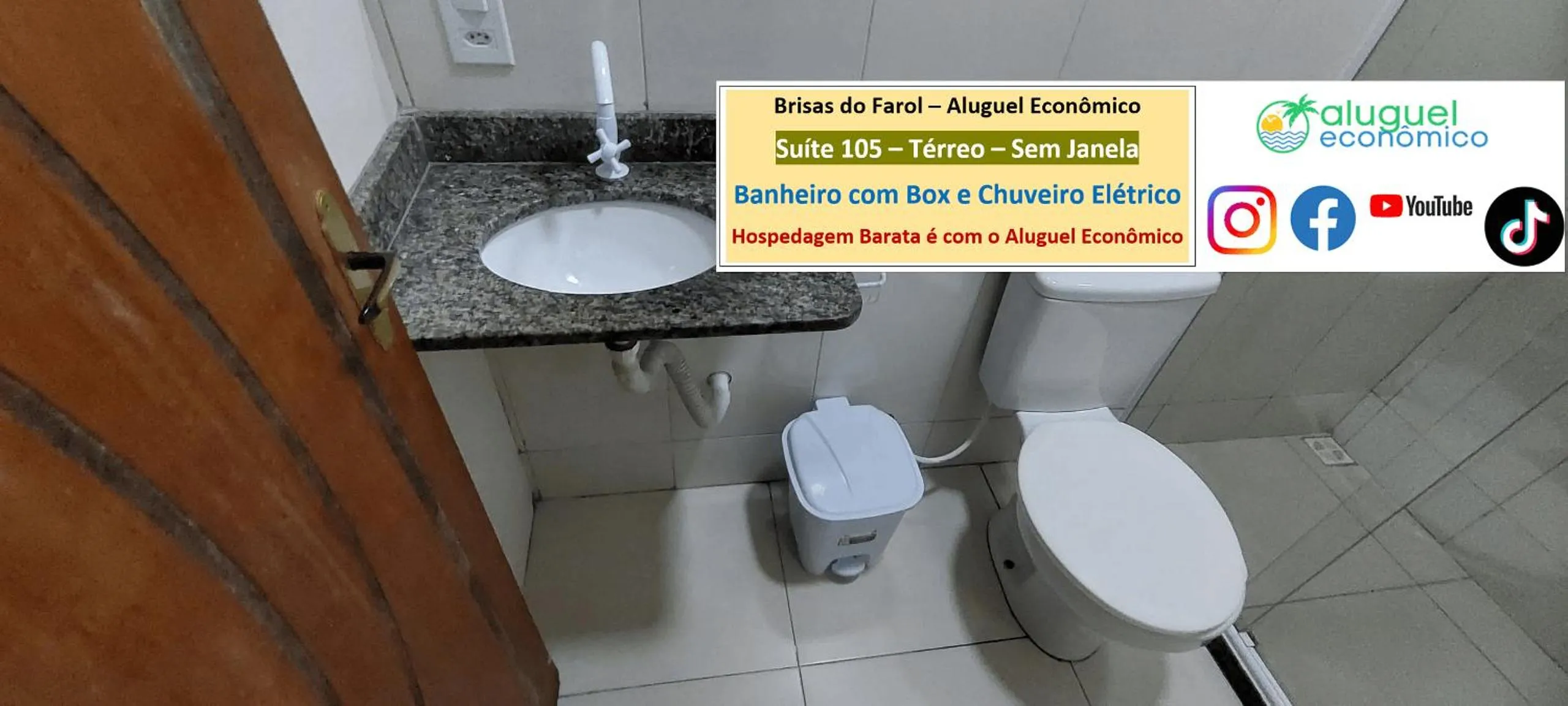 Toilet in Arraial do Cabo - Brisas do Farol - Aluguel Econômico