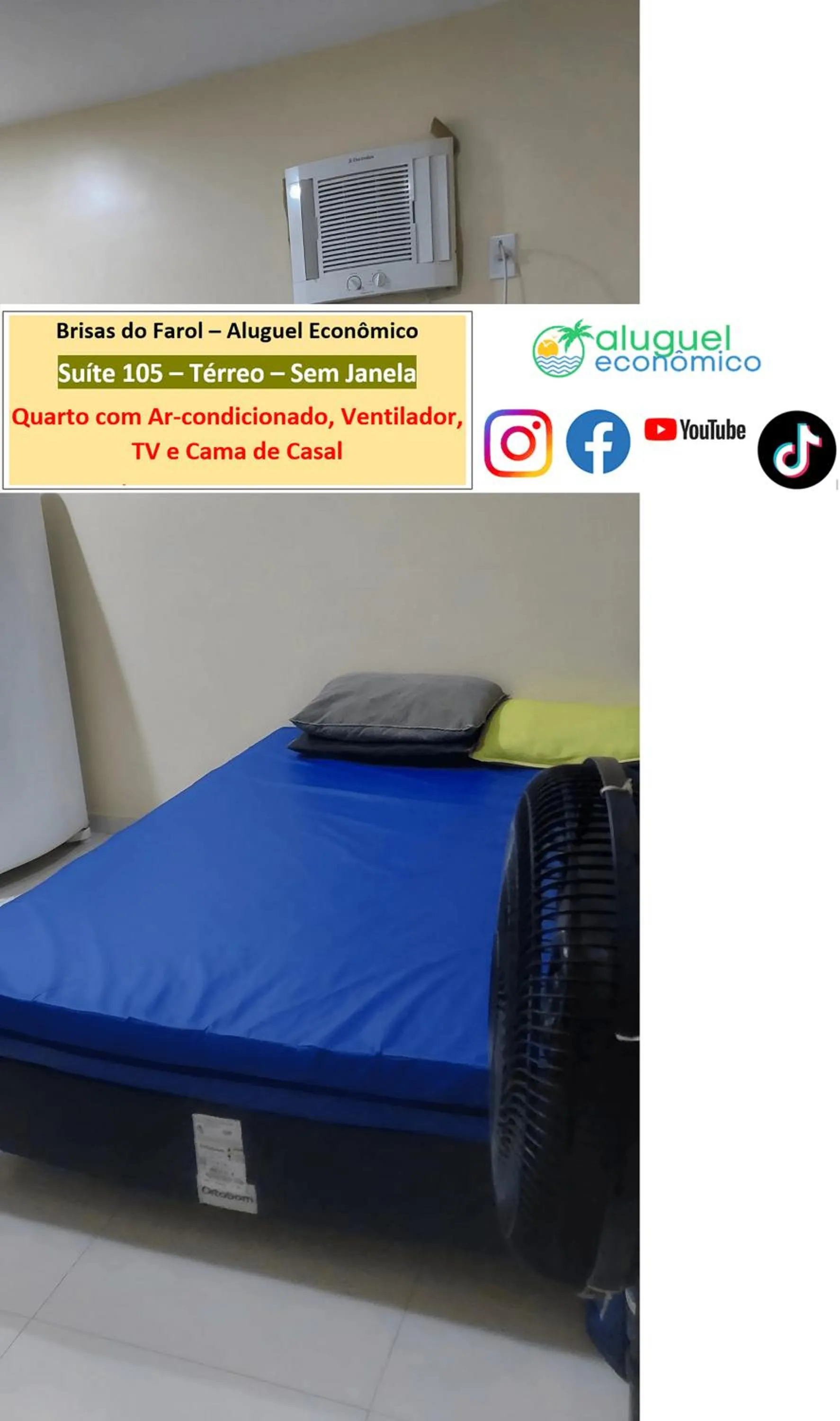 Bedroom in Arraial do Cabo - Brisas do Farol - Aluguel Econômico
