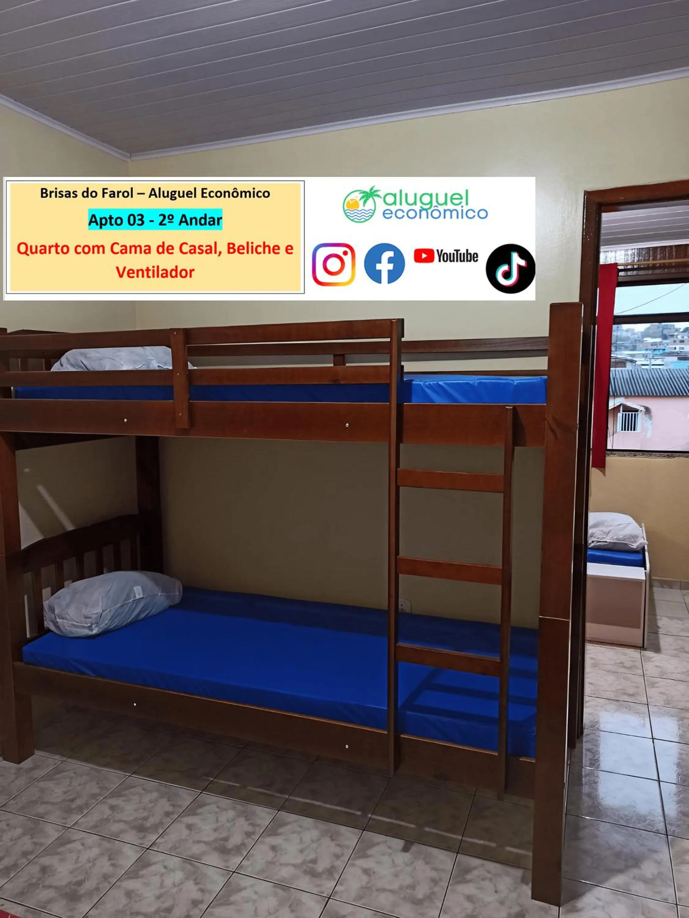 Bedroom, Bed in Arraial do Cabo - Brisas do Farol - Aluguel Econômico