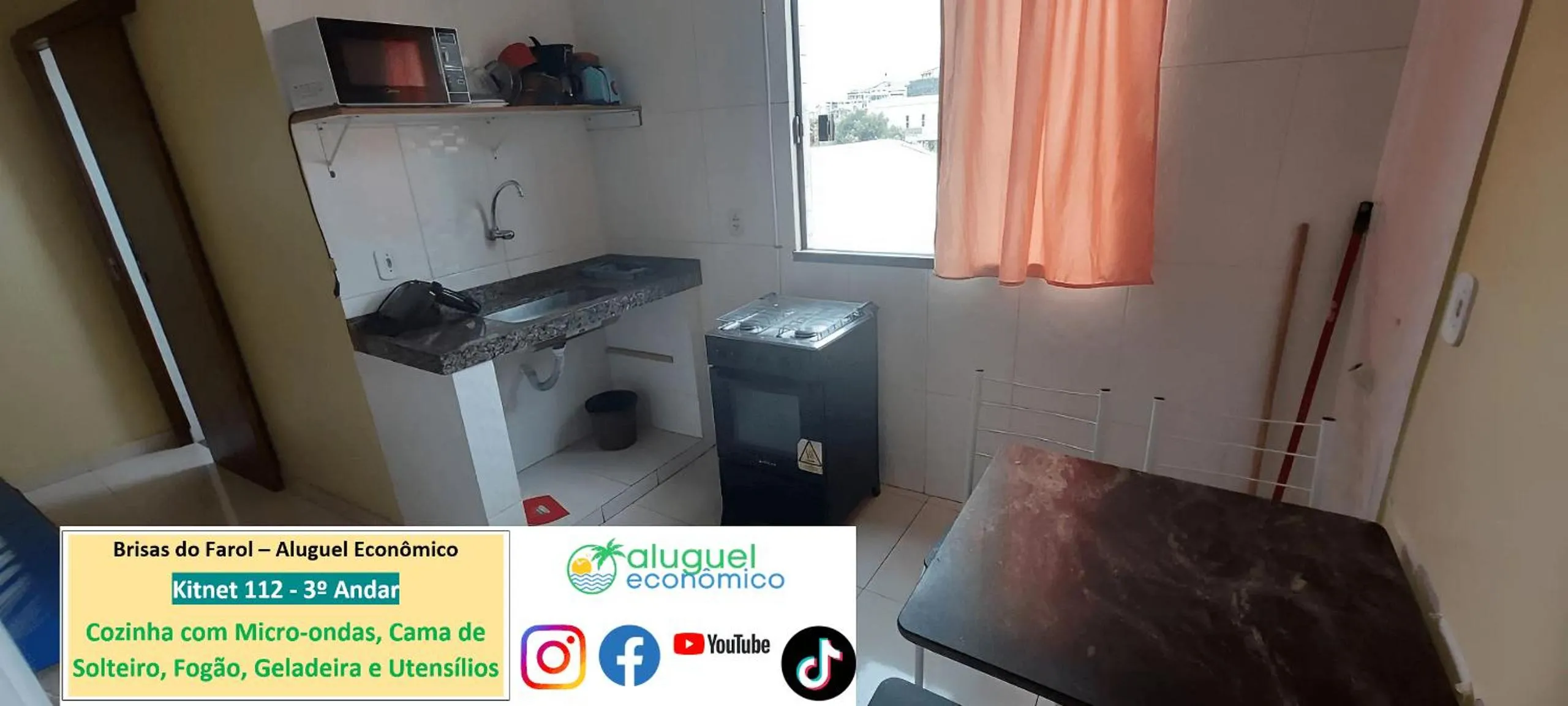 Kitchen or kitchenette in Arraial do Cabo - Brisas do Farol - Aluguel Econômico