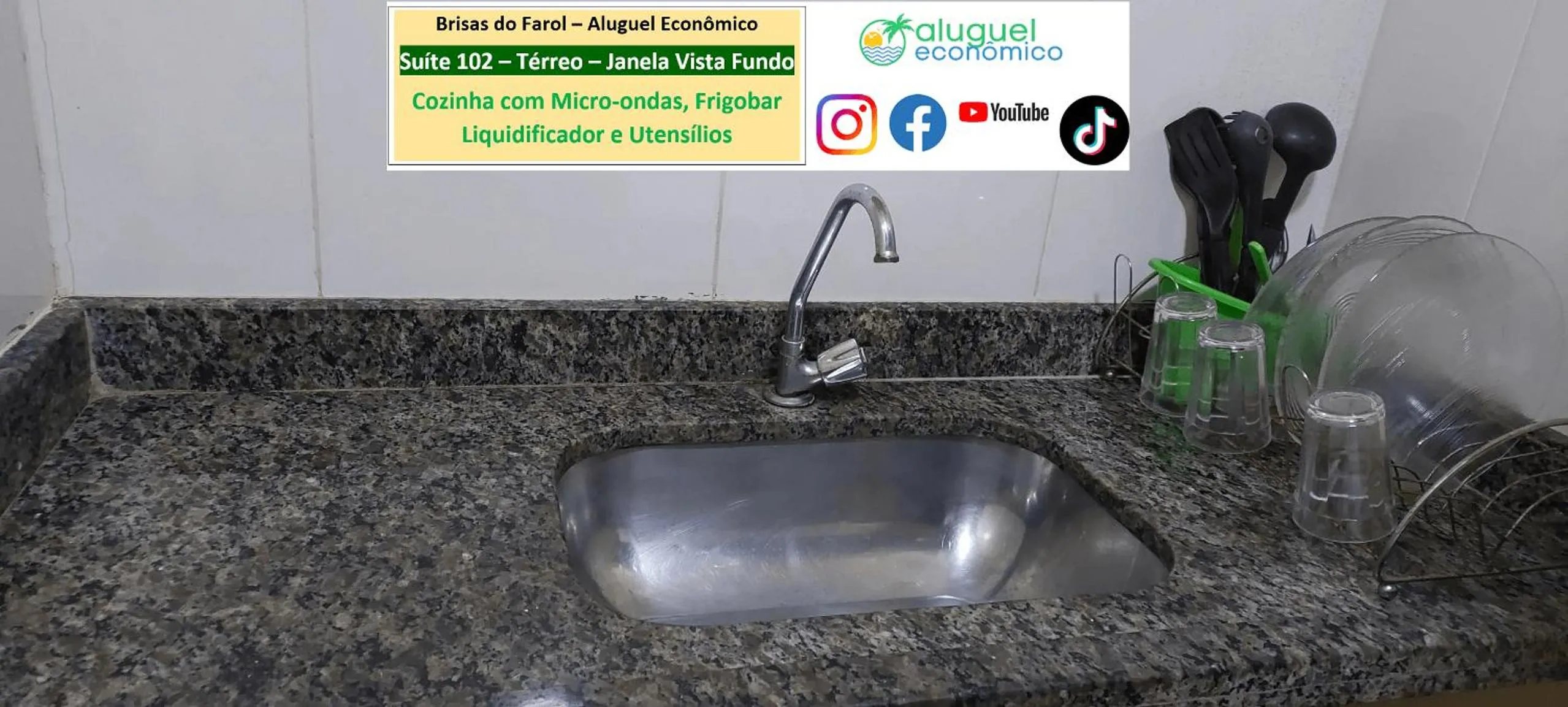 Kitchen or kitchenette in Arraial do Cabo - Brisas do Farol - Aluguel Econômico