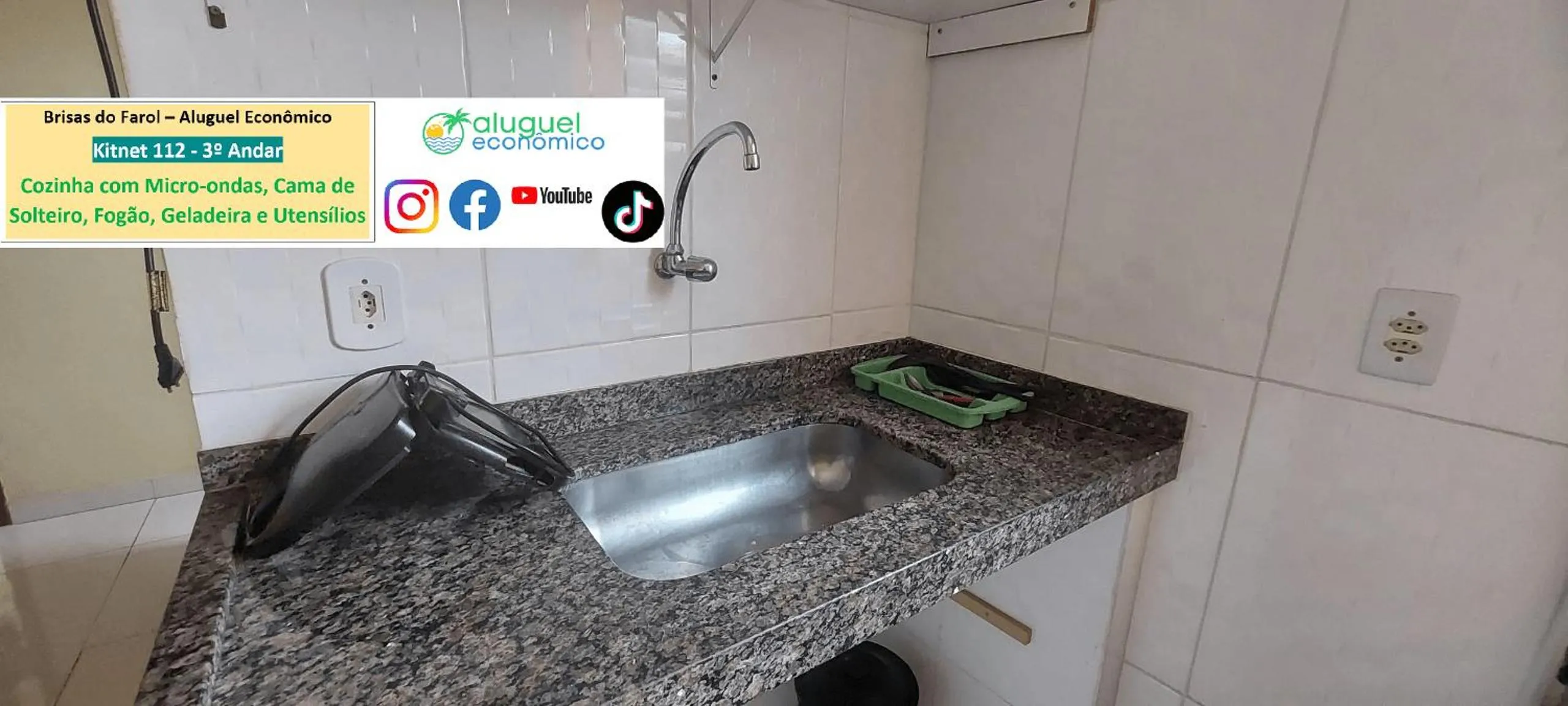 Kitchen or kitchenette in Arraial do Cabo - Brisas do Farol - Aluguel Econômico