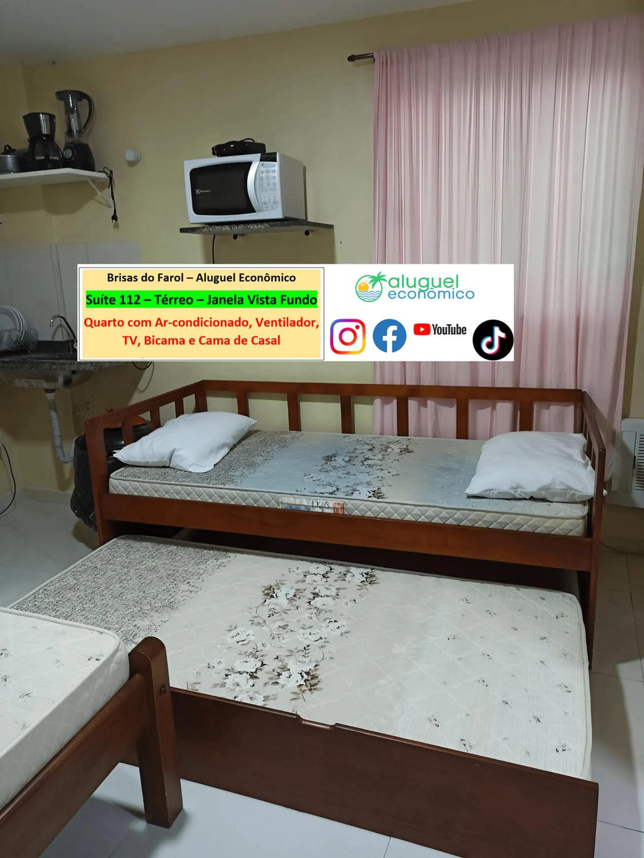 Bedroom, Bed in Arraial do Cabo - Brisas do Farol - Aluguel Econômico