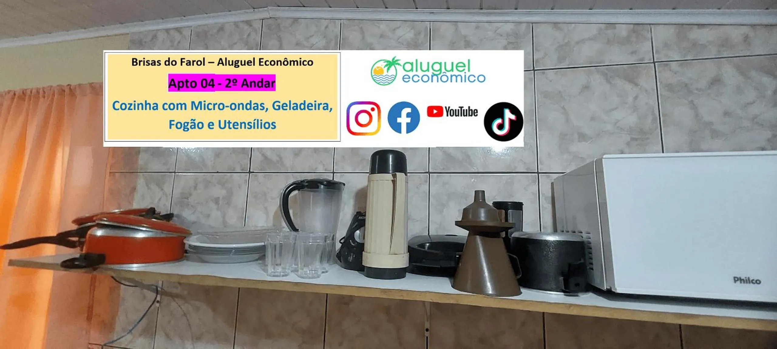 Kitchen or kitchenette in Arraial do Cabo - Brisas do Farol - Aluguel Econômico