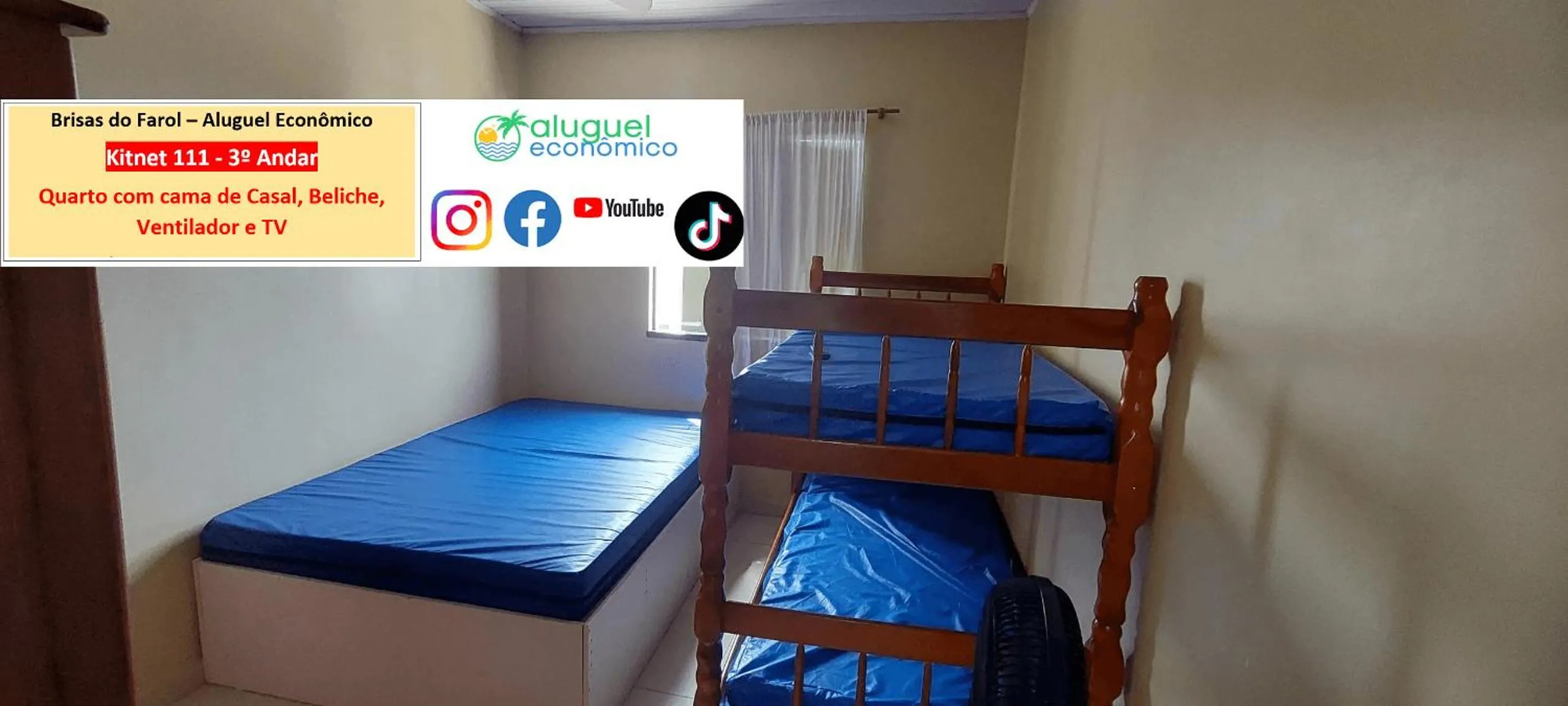 Bedroom, Bed in Arraial do Cabo - Brisas do Farol - Aluguel Econômico