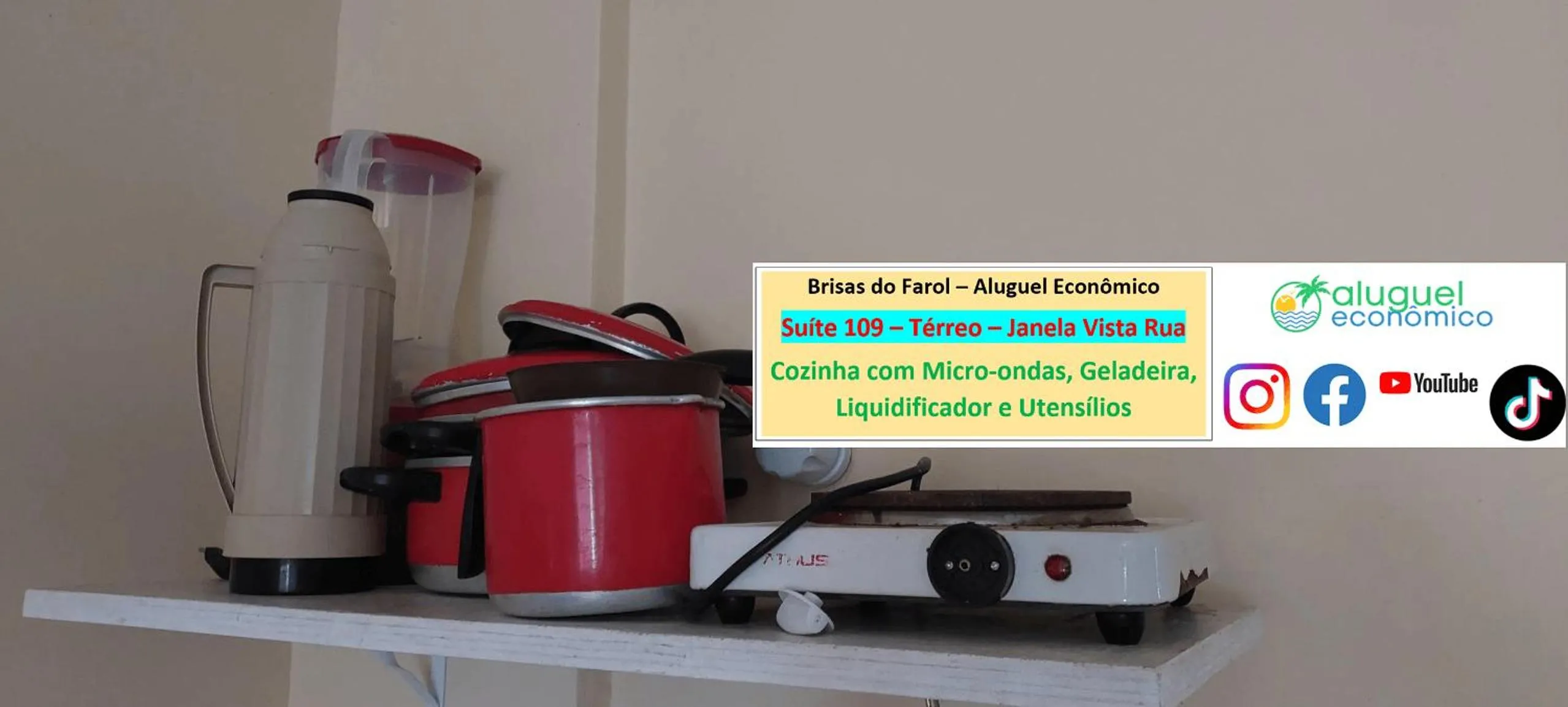 Kitchen or kitchenette in Arraial do Cabo - Brisas do Farol - Aluguel Econômico