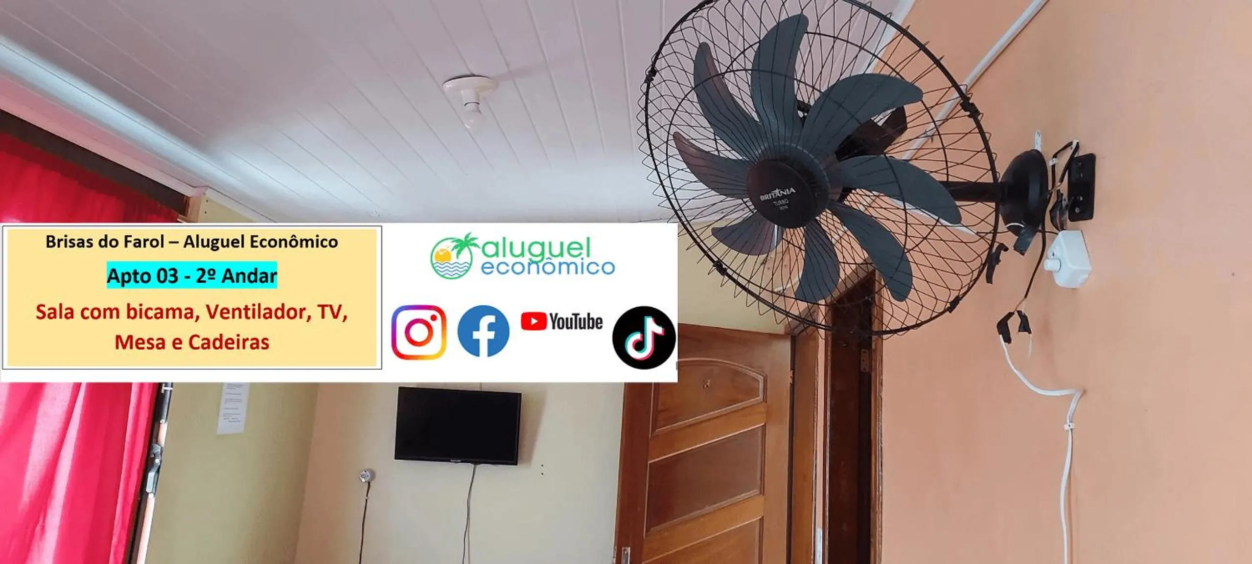 Living room in Arraial do Cabo - Brisas do Farol - Aluguel Econômico