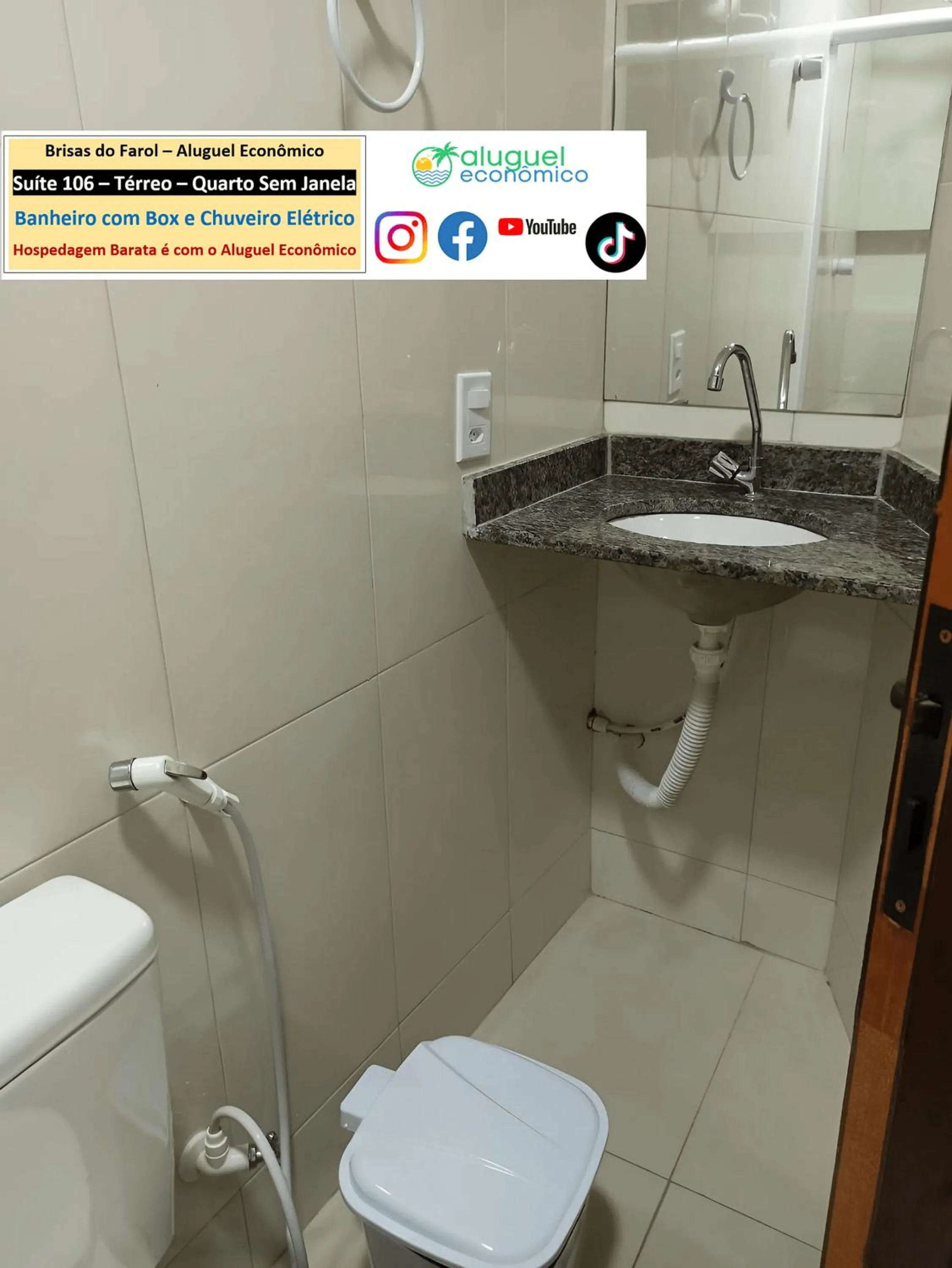 Toilet in Arraial do Cabo - Brisas do Farol - Aluguel Econômico