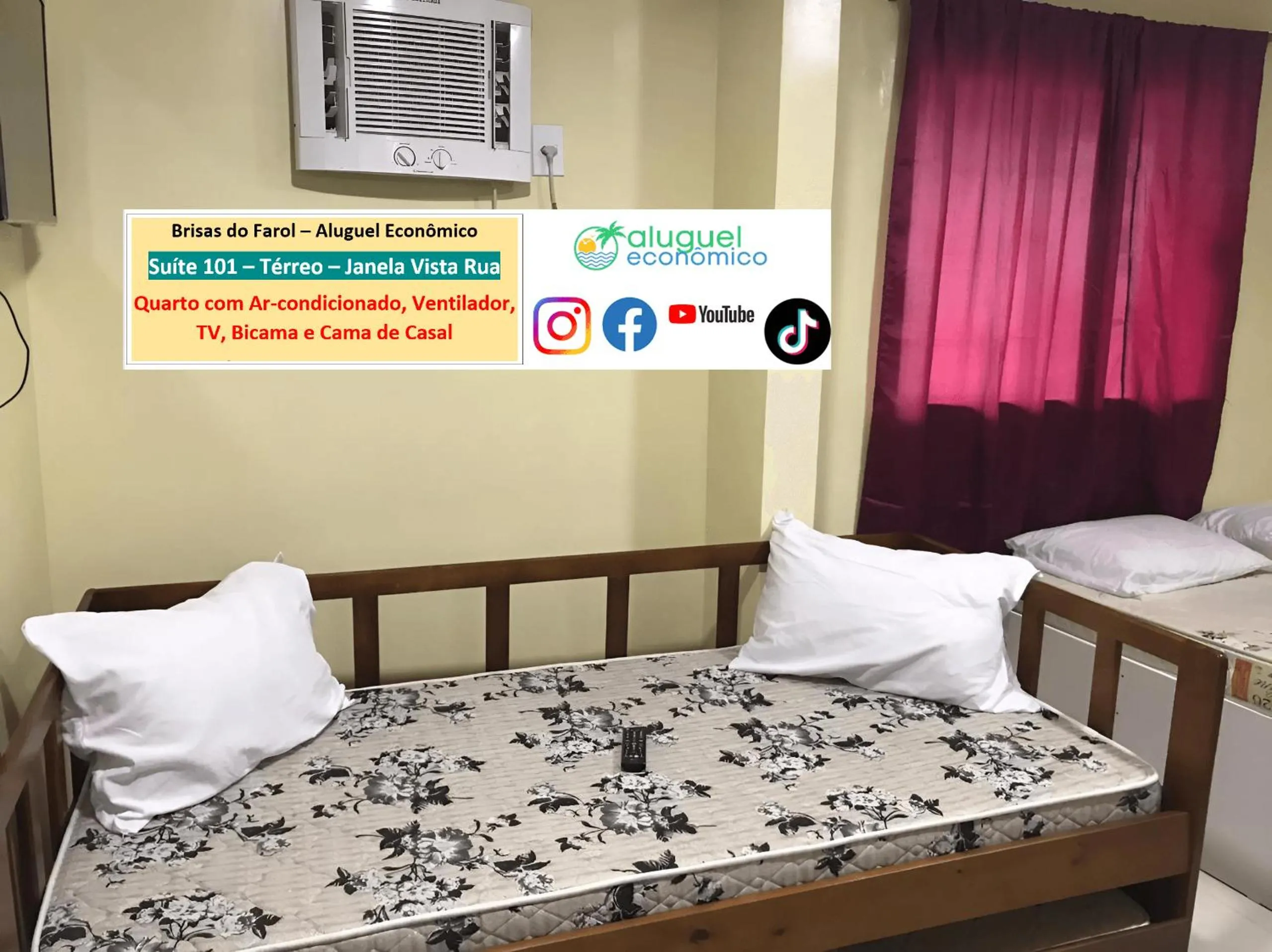 Bedroom, Bed in Arraial do Cabo - Brisas do Farol - Aluguel Econômico