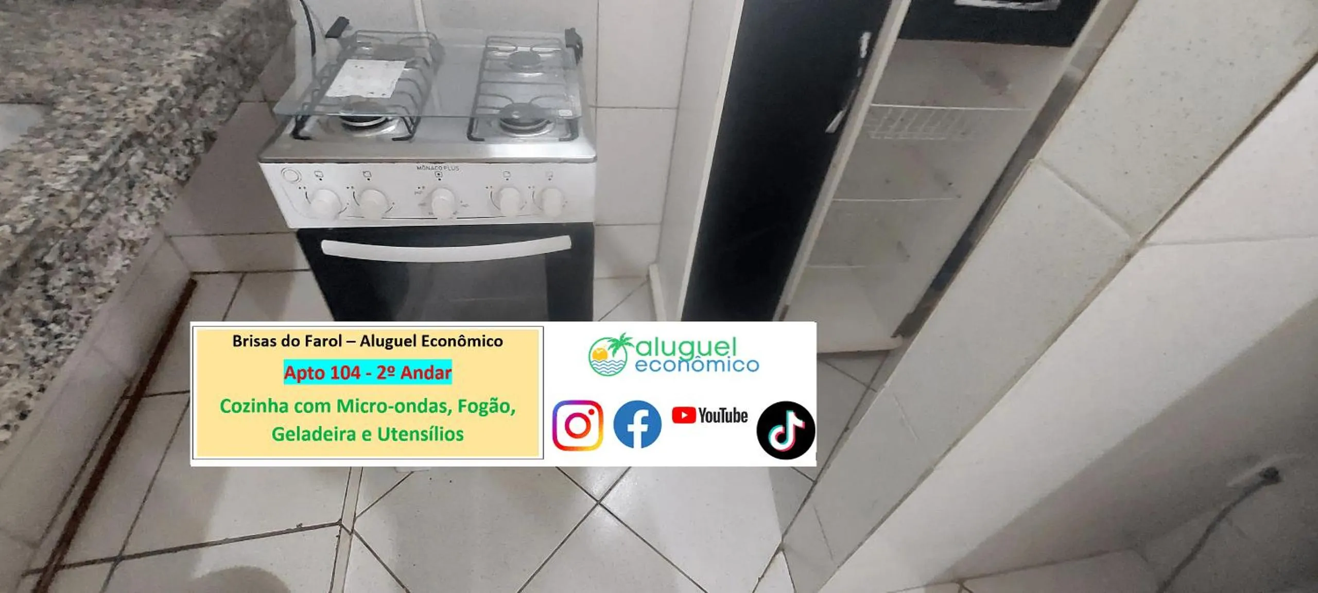 Kitchen or kitchenette in Arraial do Cabo - Brisas do Farol - Aluguel Econômico