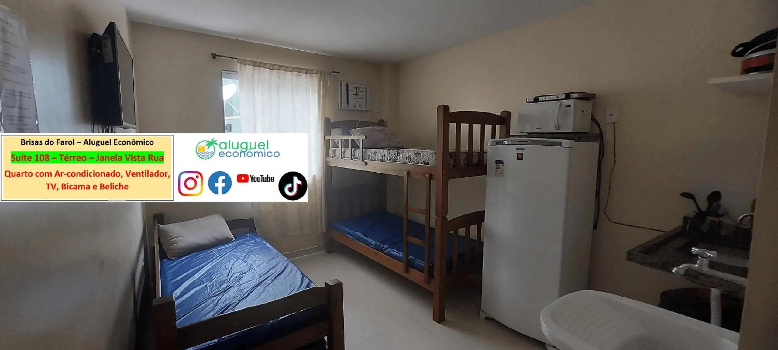 Bedroom, Bed in Arraial do Cabo - Brisas do Farol - Aluguel Econômico